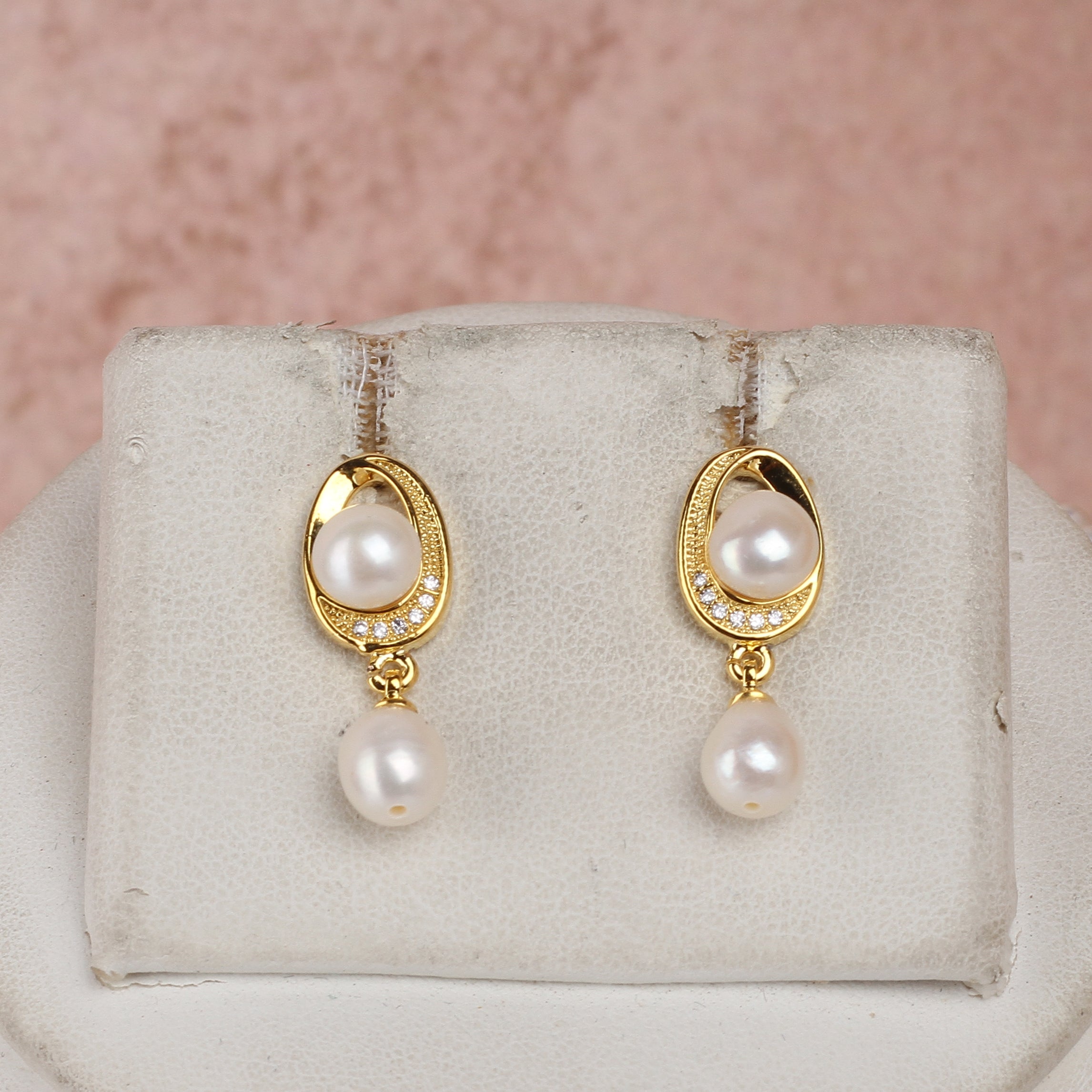 Real Natural Fresh Water Single String Small Size Pearls Set For Women With Certificate(D.No ADPRLS2327)