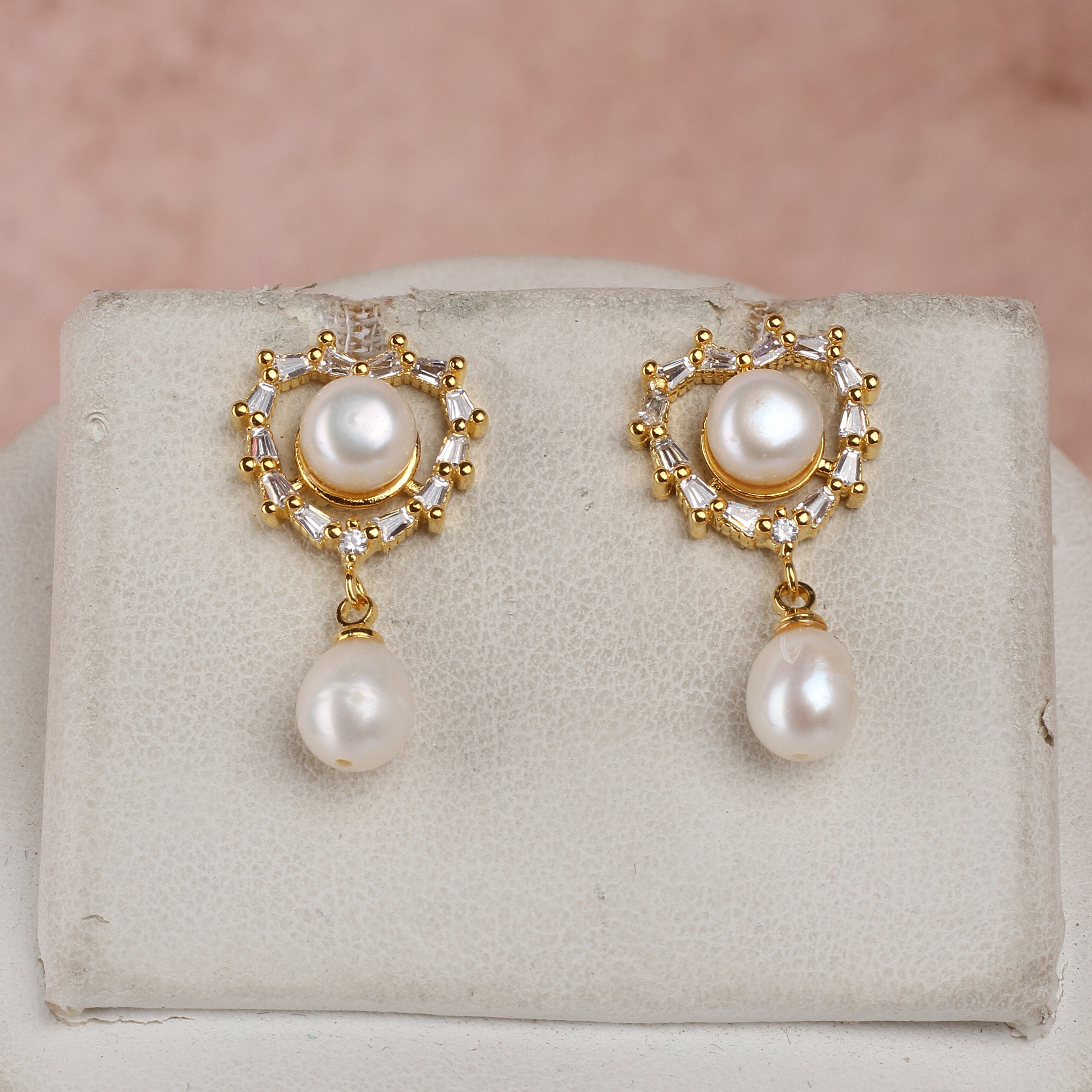 Real Natural Fresh Water Single String Small Size Pearls Set For Women With Certificate(D.No ADPRLS2329)