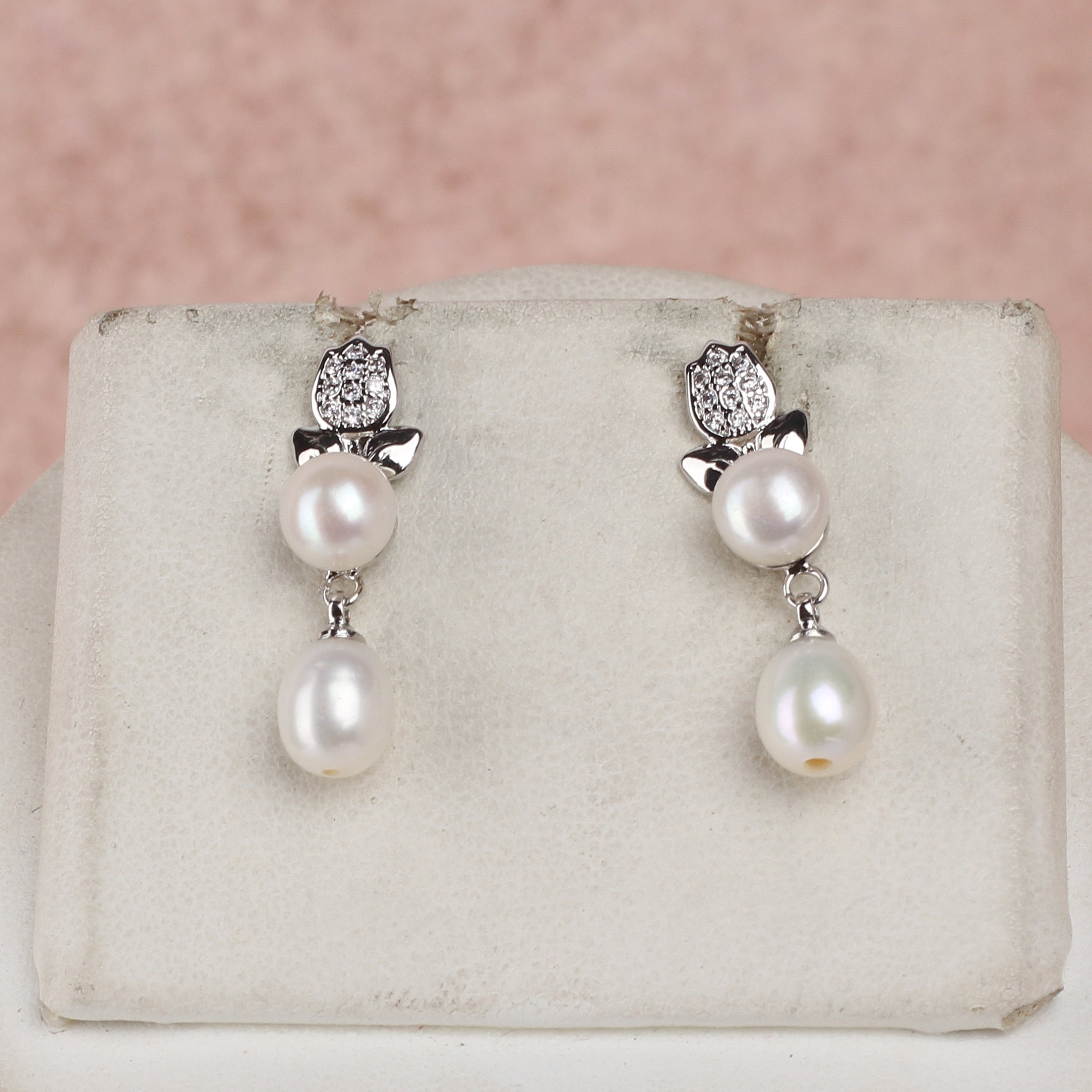 Real Natural Fresh Water Single String Small Size Pearls Set For Women With Certificate(D.No ADPRLS2334)