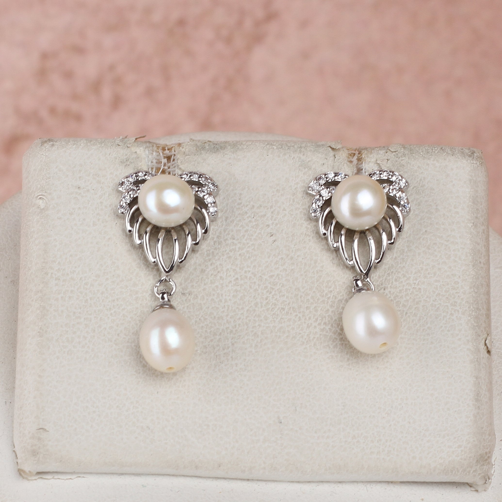 Real Natural Fresh Water Single String Small Size Pearls Set For Women With Certificate(D.No ADPRLS2337)
