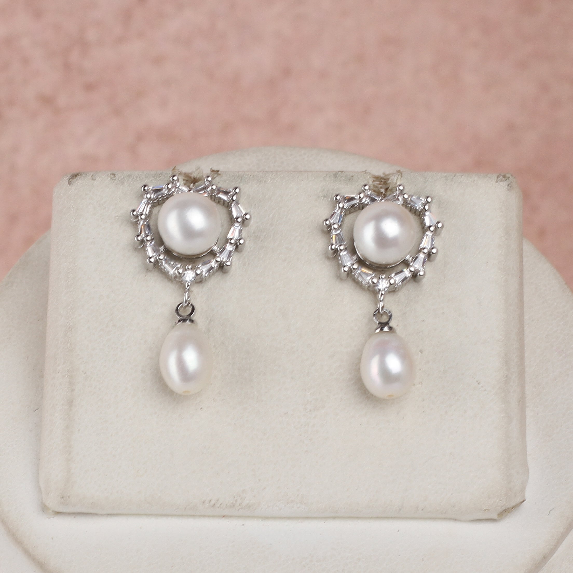 Real Natural Fresh Water Single String Small Size Pearls Set For Women With Certificate(D.No ADPRLS2339)