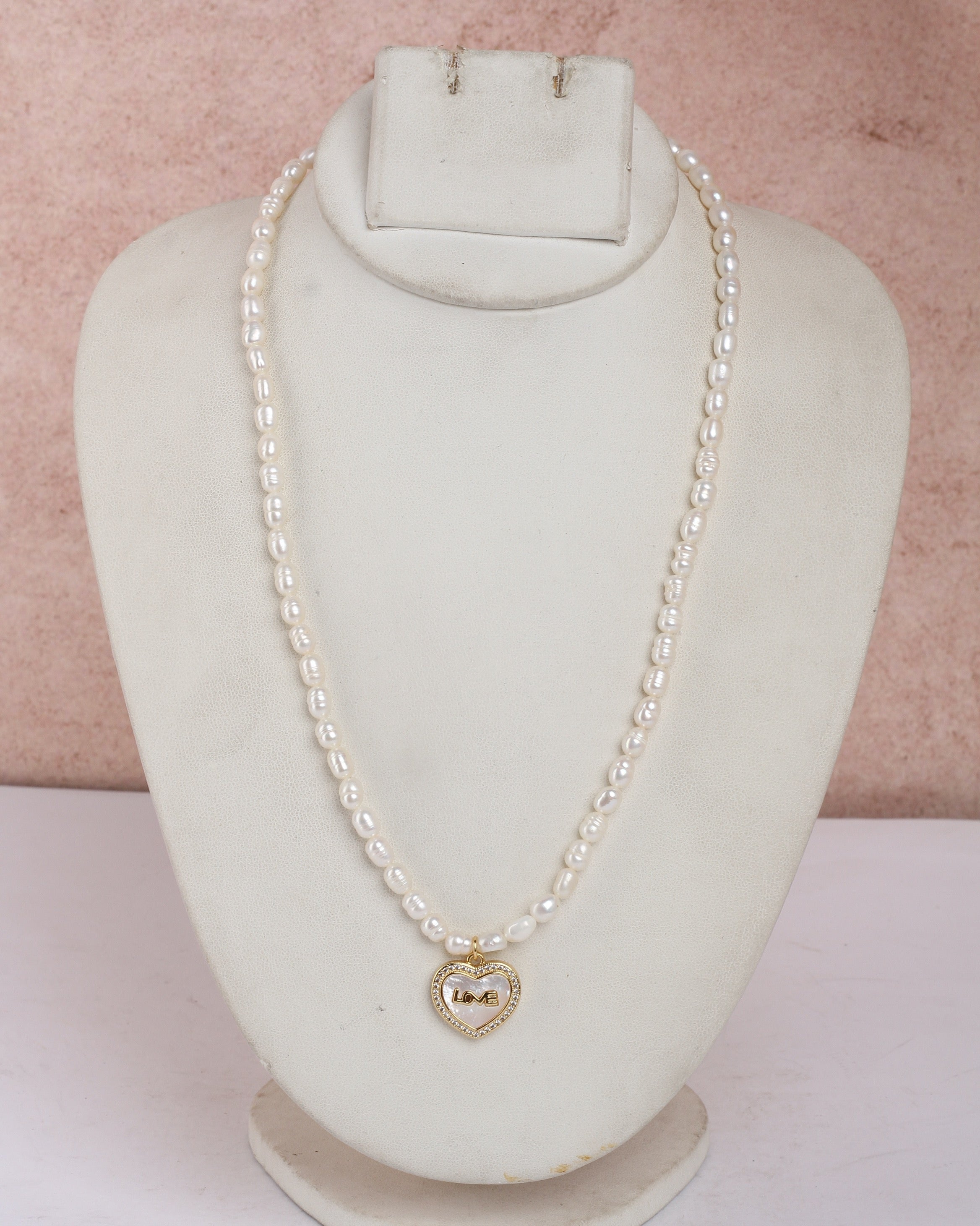 Real Natural Fresh Water Pearls Mala With Locket For Women With Certificate(D.No ADPRLS2364)