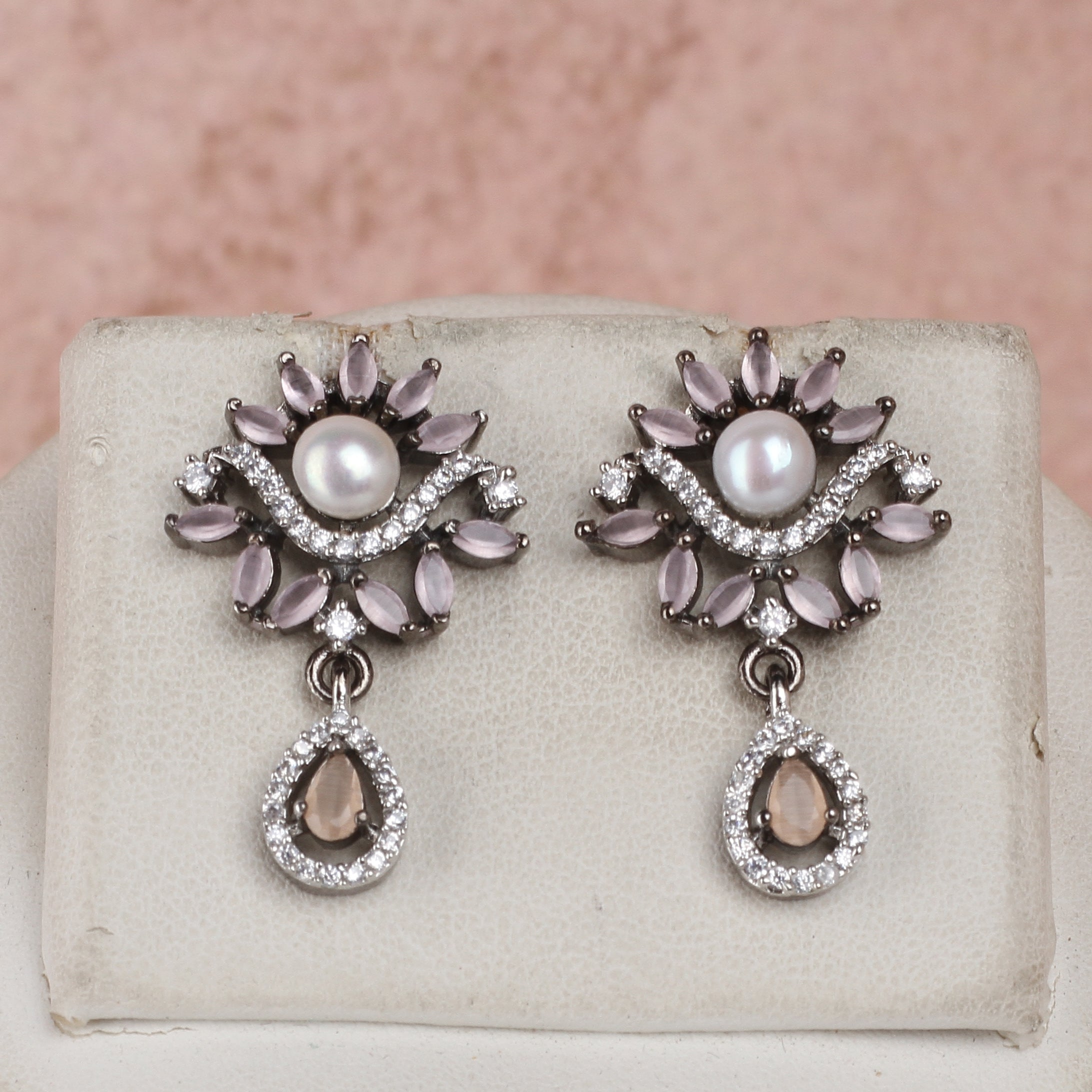 Real Natural Fresh Water Exclusive Pearls Set For Women With Certificate(D.No ADPRLS2380)