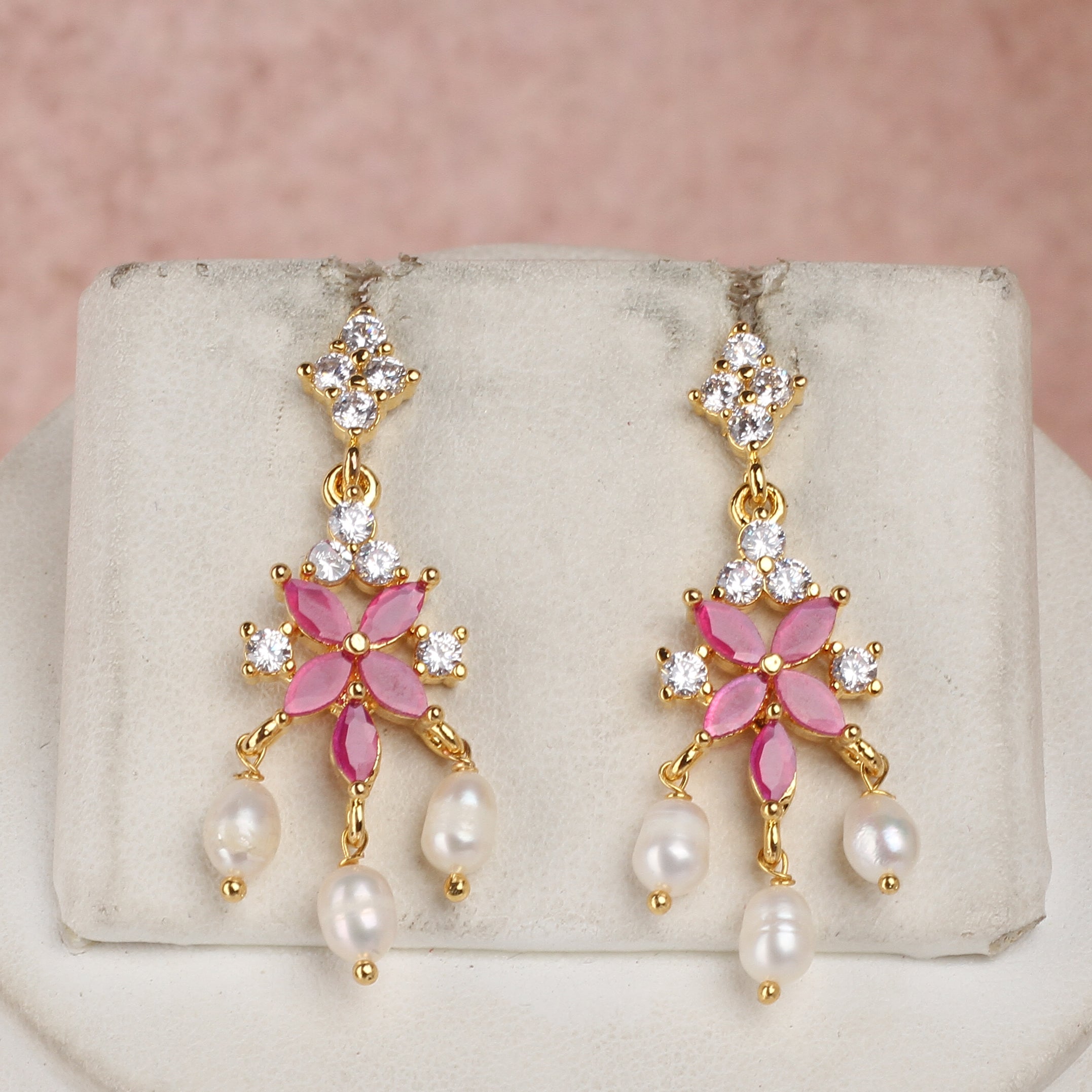 Real Natural Fresh Water Exclusive Pearls Set For Women With Certificate(D.No ADPRLS2390)