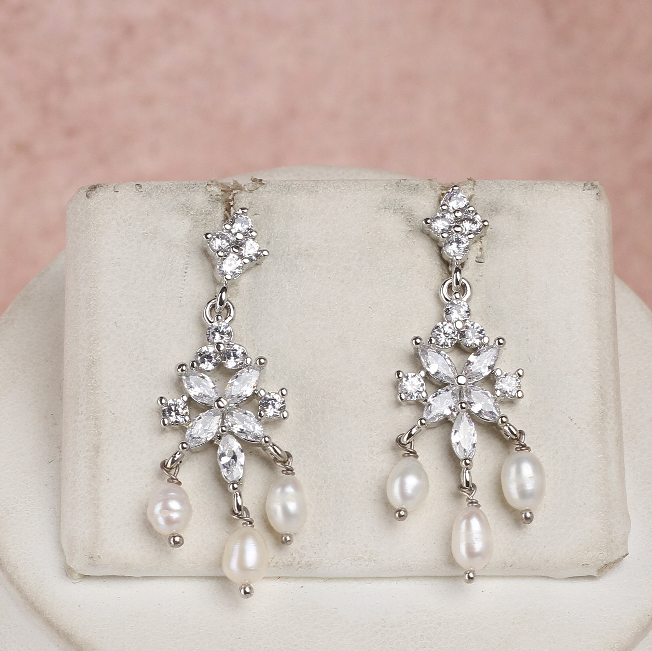 Real Natural Fresh Water Exclusive Pearls Set For Women With Certificate(D.No ADPRLS2392)