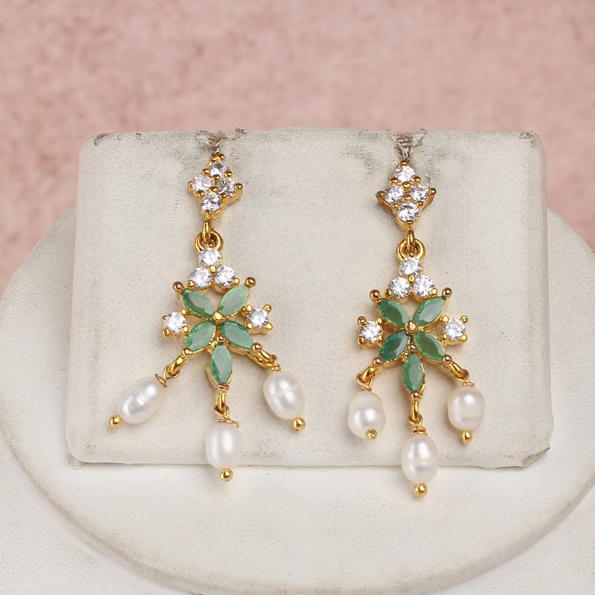 Real Natural Fresh Water Exclusive Pearls Set For Women With Certificate(D.No ADPRLS2394)