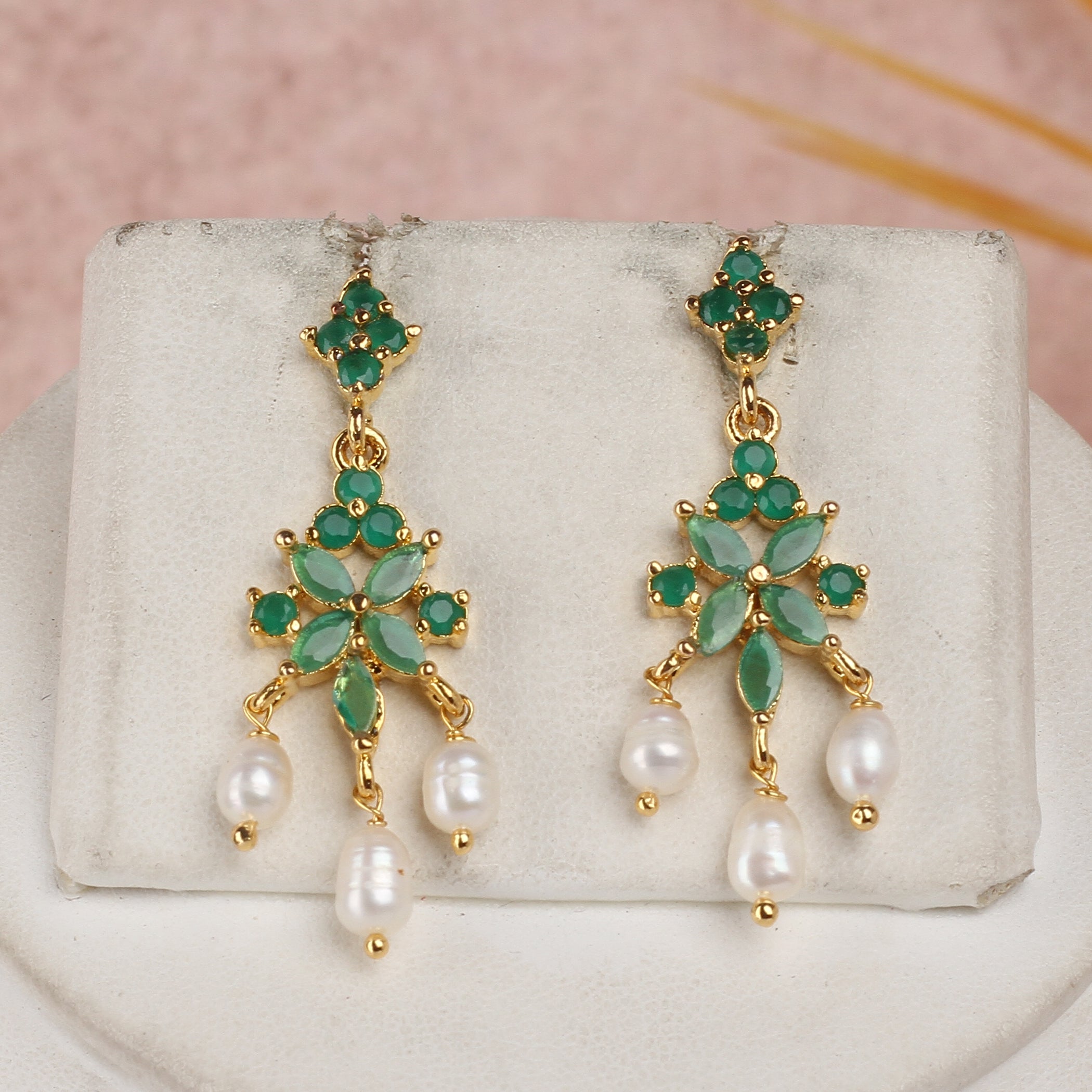 Real Natural Fresh Water Exclusive Pearls Set For Women With Certificate(D.No ADPRLS2396)