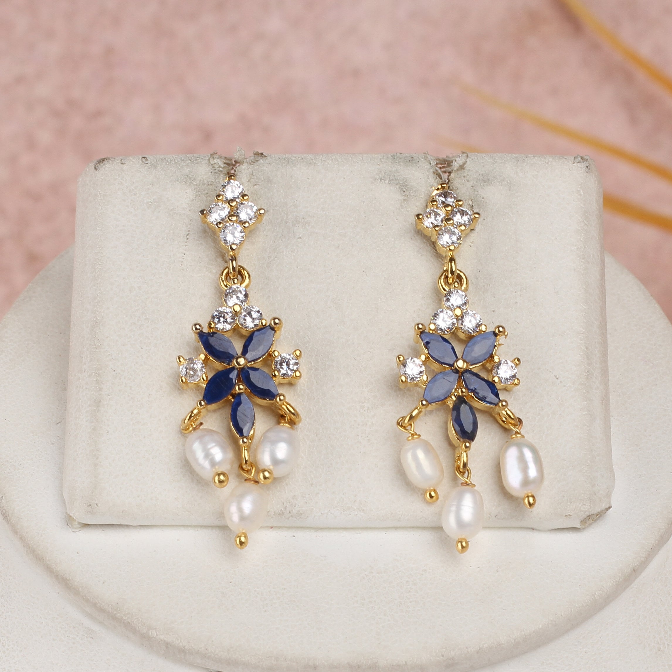 Real Natural Fresh Water Exclusive Pearls Set For Women With Certificate(D.No ADPRLS2397)