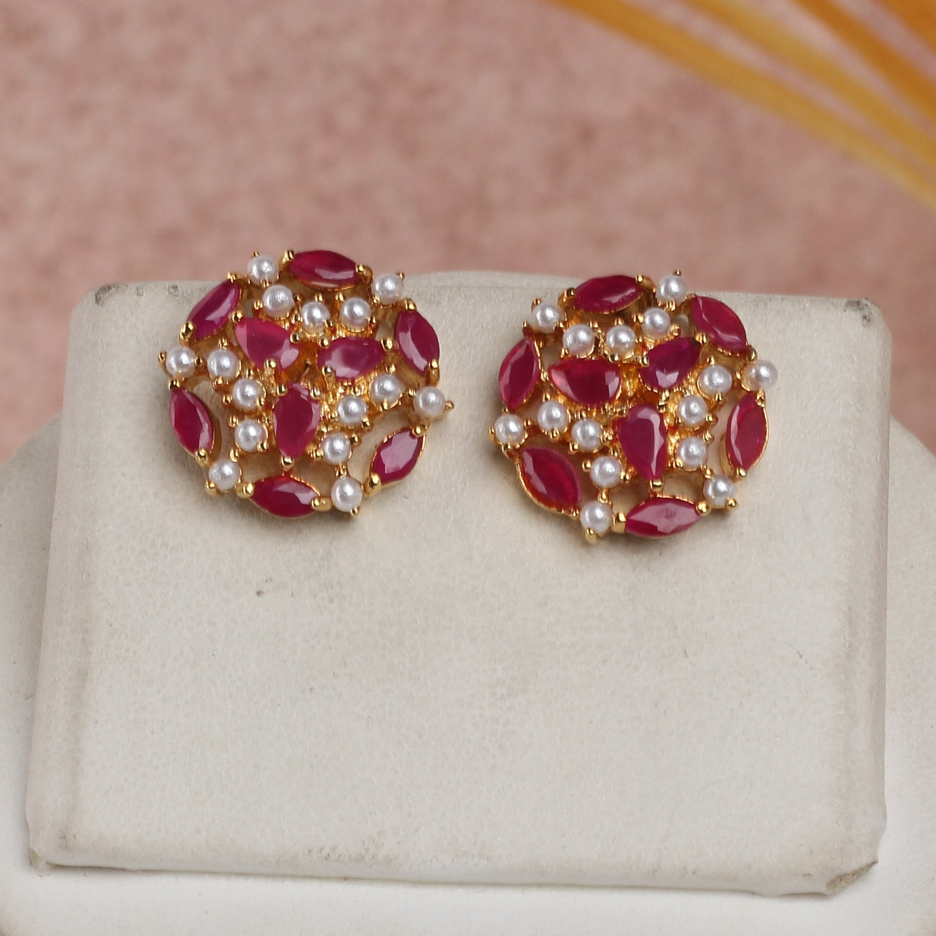 Real Natural Fresh Water Exclusive Pearls Set For Women With Certificate(D.No ADPRLS2399)