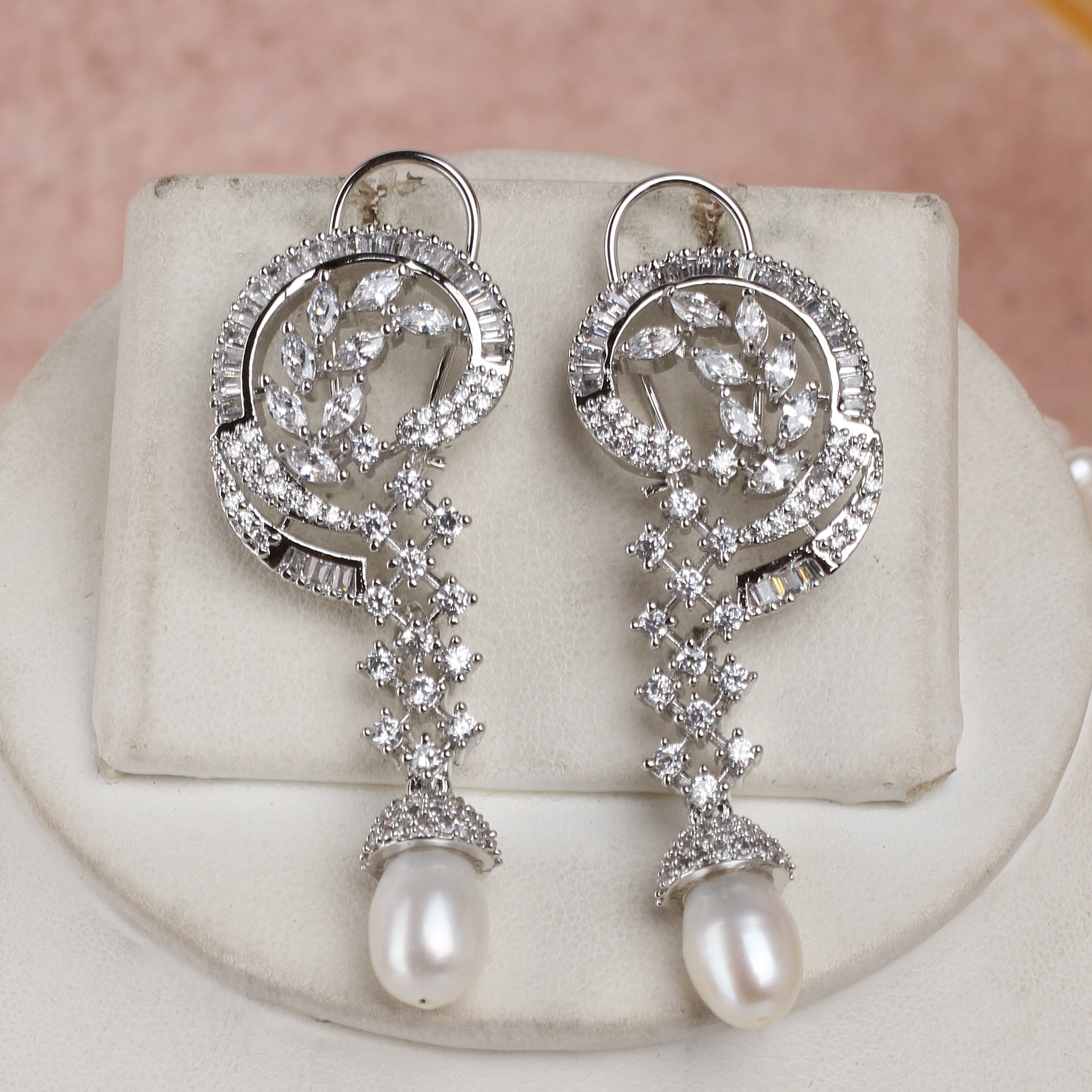 Real Natural Fresh Water Exclusive Pearls Set For Women With Certificate