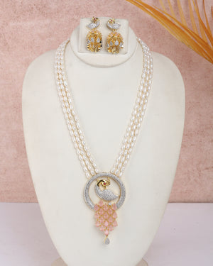 Real Natural Fresh Water Exclusive Pearls Set For Women With Certificate