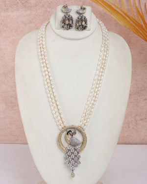 Real Natural Fresh Water Exclusive Pearls Set For Women With Certificate