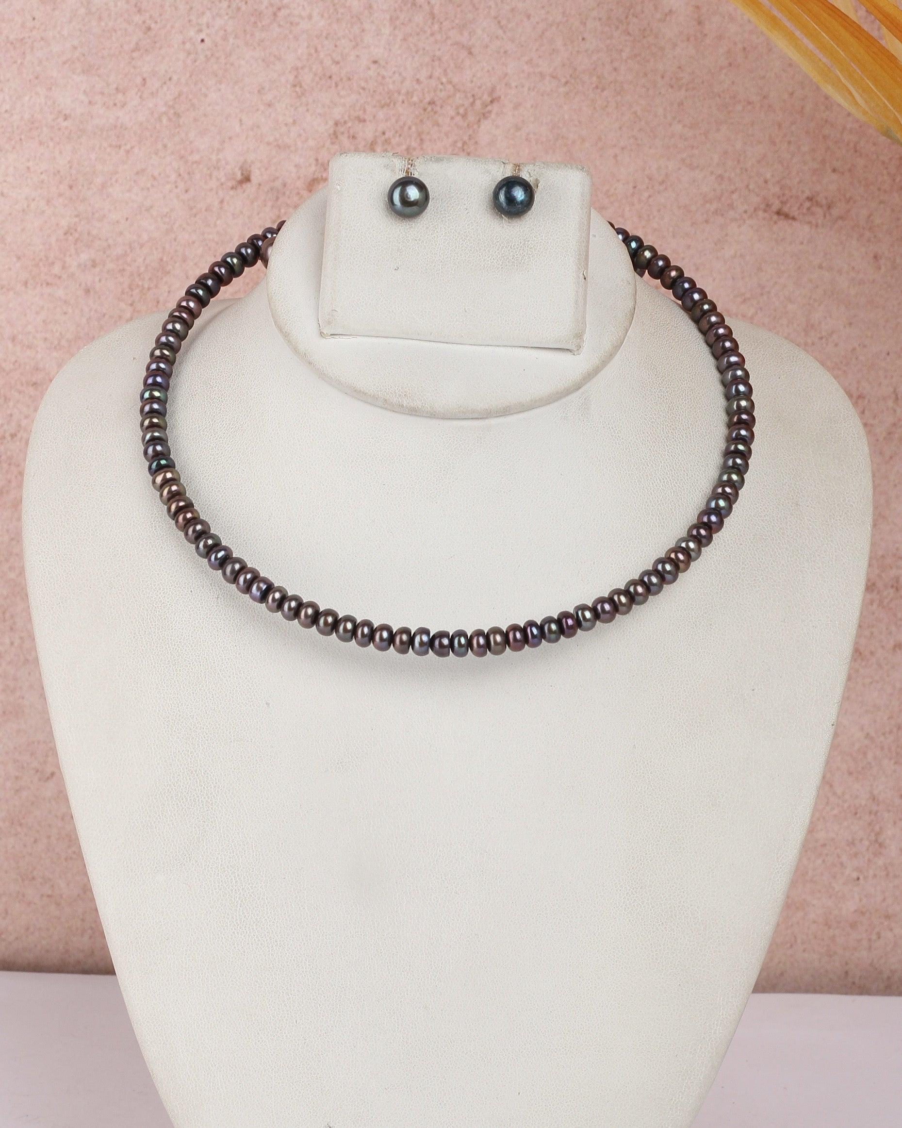 Real Natural Fresh Water Exclusive Pearls Set For Women With Certificate(D.No ADPRLS2422)