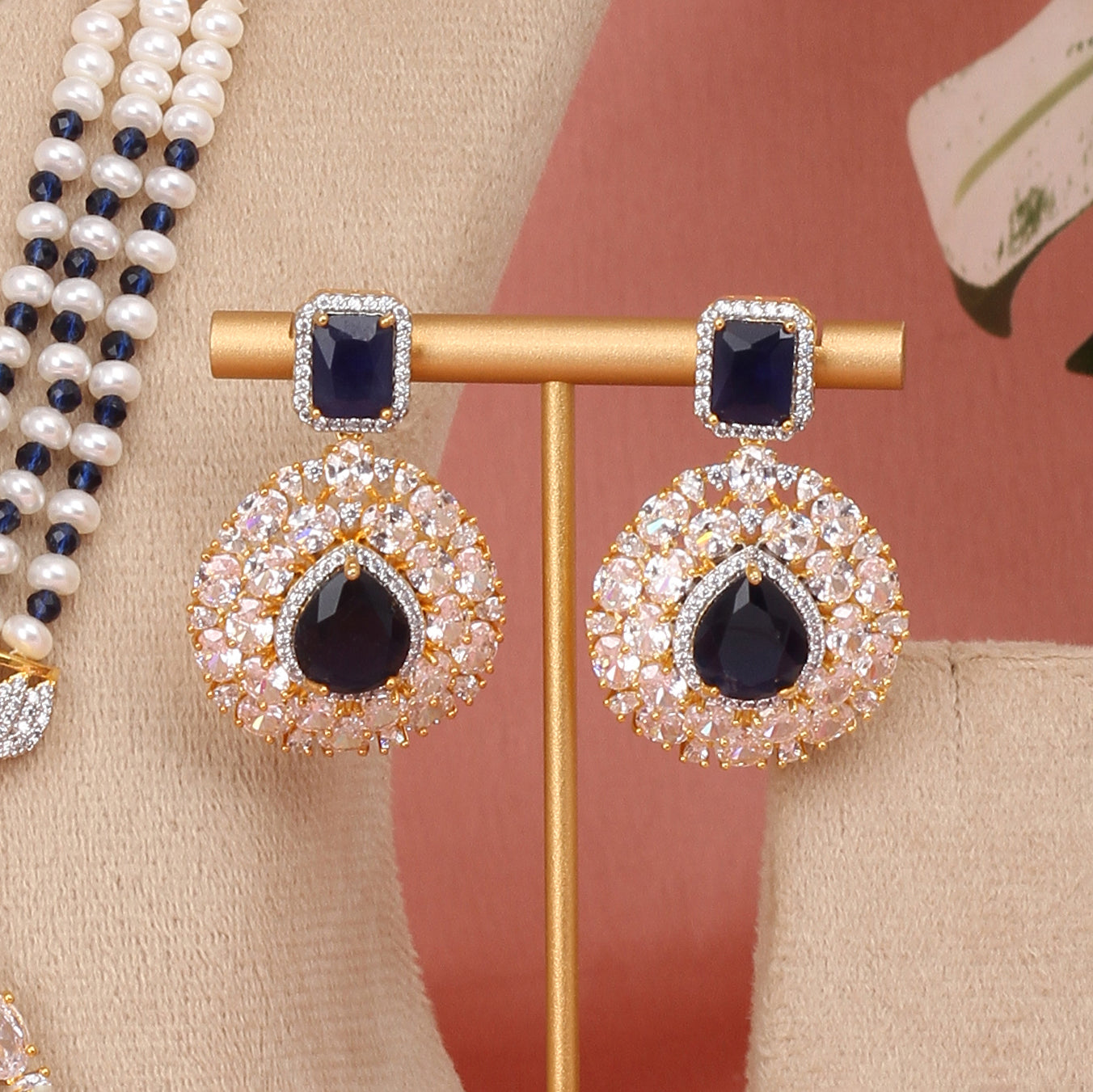 Authentic Hyderabadi Real Pearls Set For Women With Certificate(D.No ADPRLS2579)