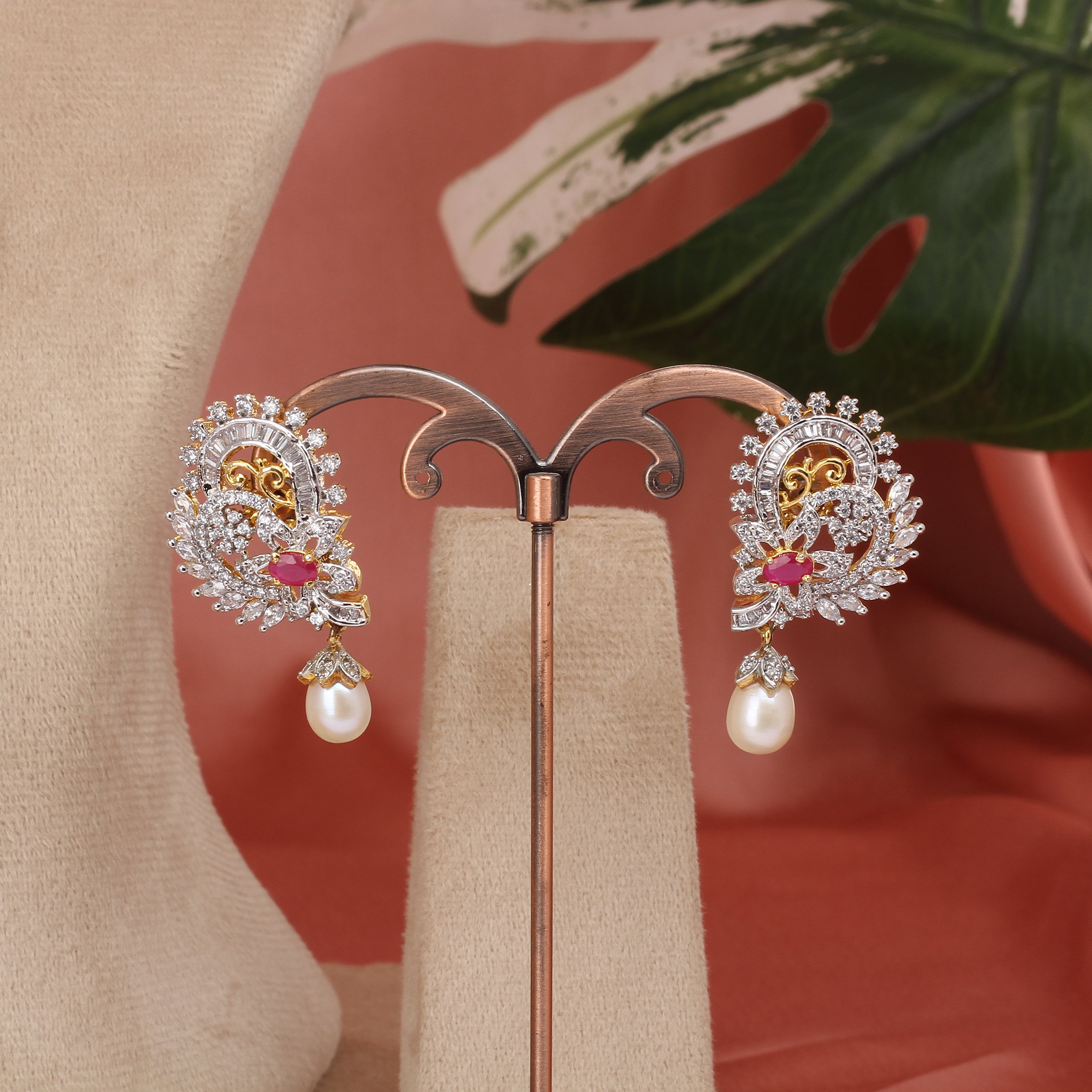 Authentic Hyderabadi Real Pearls Set For Women With Certificate(D.No ADPRLS2600)