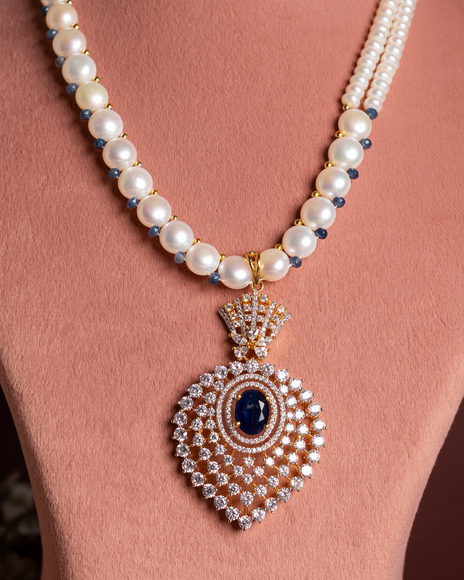 Authentic Hyderabadi Real Pearls Set For Women With Certificate(D.No ADPRLS2662)