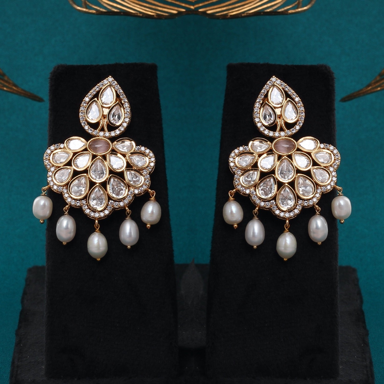 Authentic Hyderabadi Real Pearls Set For Women With Certificate(D.No ADPRLS2679)