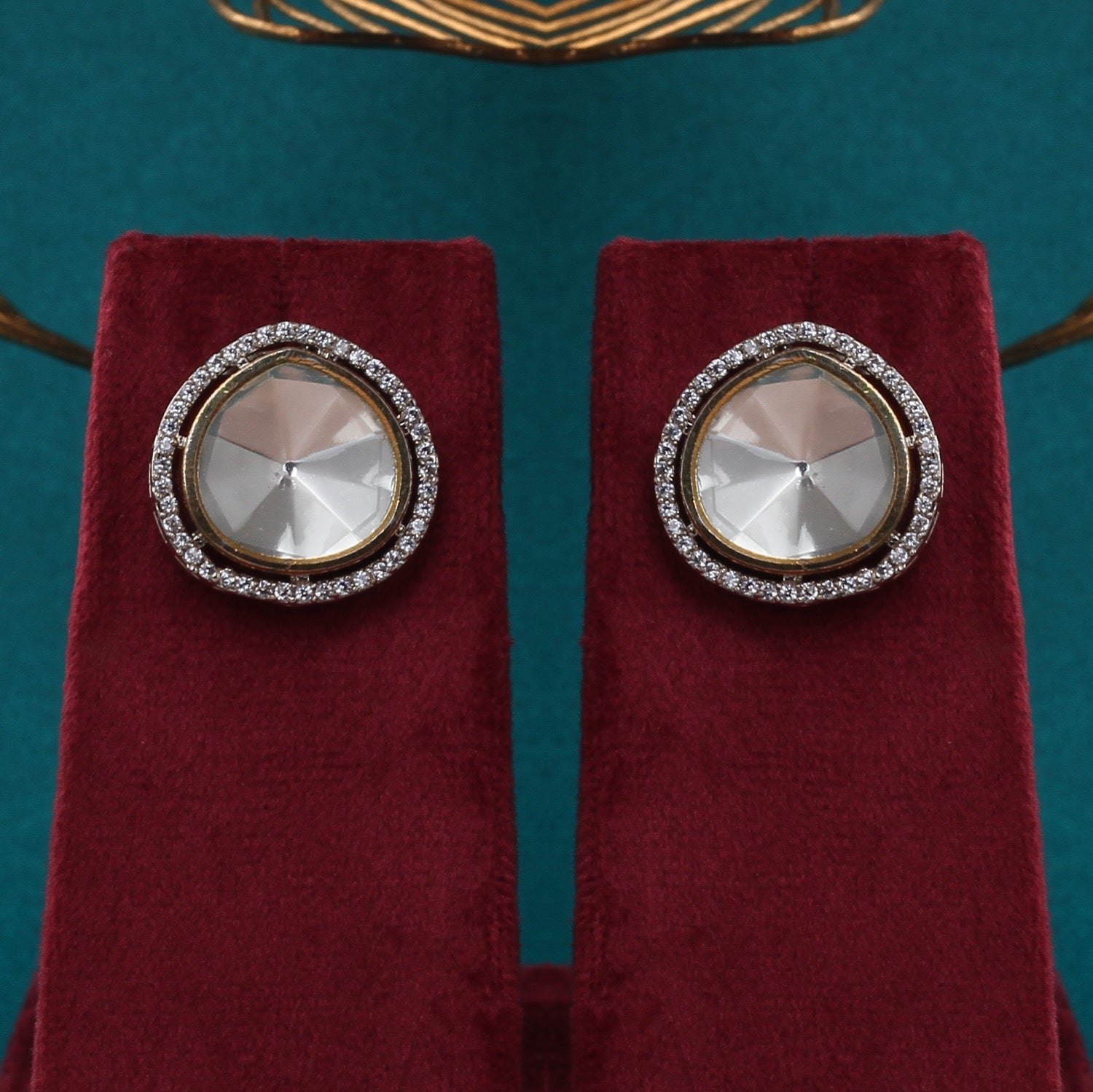 Authentic Hyderabadi Real Button Pearls Set For Women With Certificate(D.No ADPRLS2699)