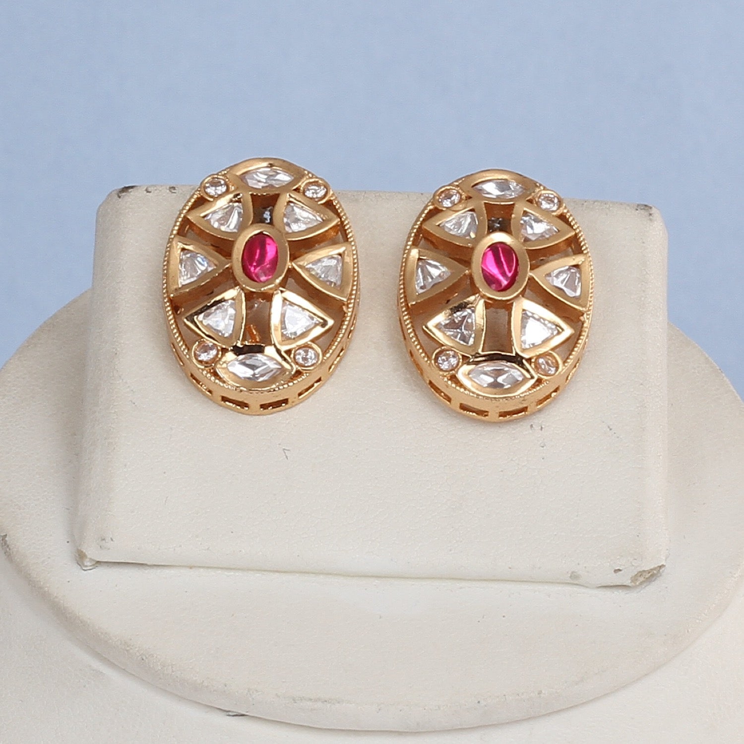 Authentic Hyderabadi Real Button Pearls Set For Women With Certificate(D.No ADPRLS2705)