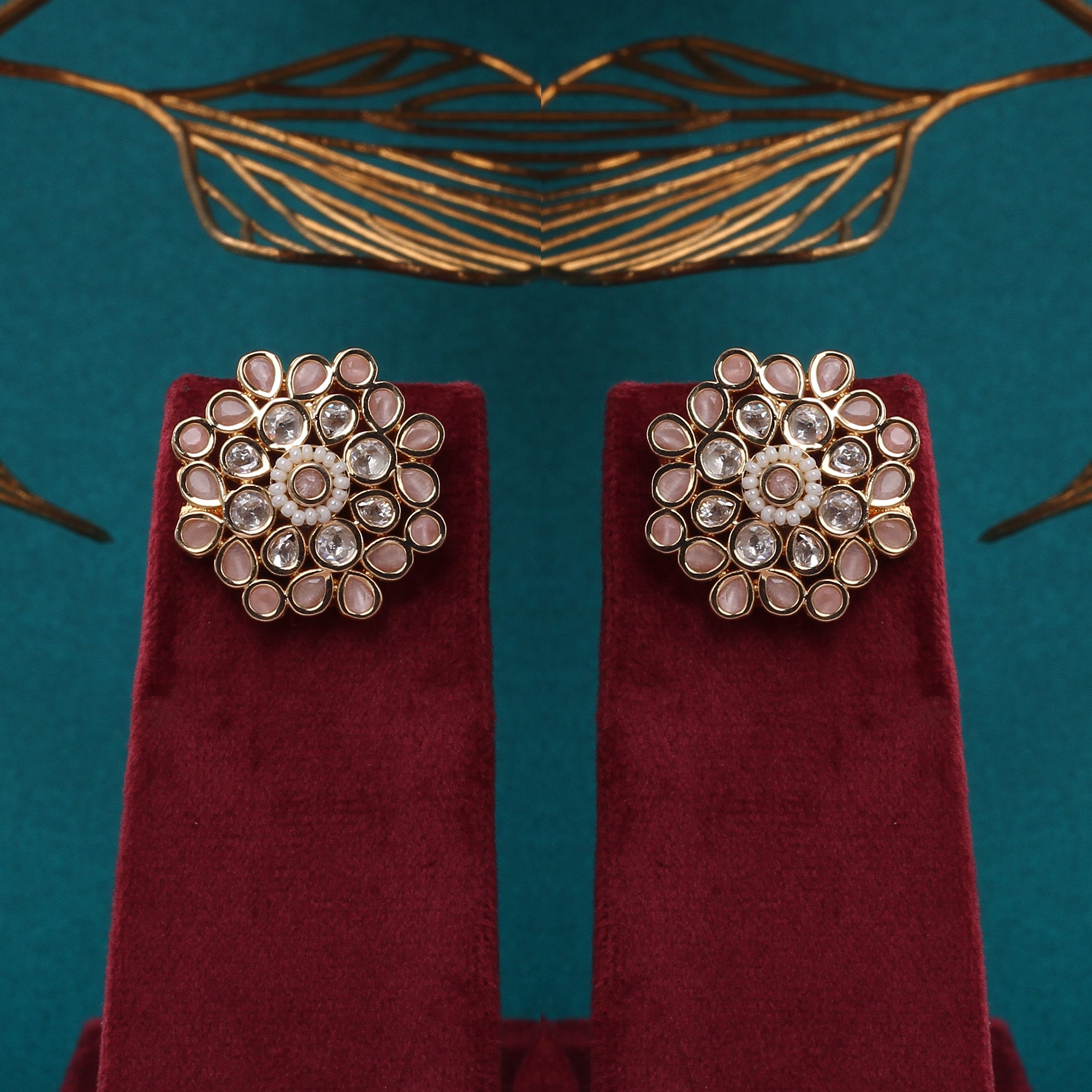 Authentic Hyderabadi Real Button Pearls Set For Women With Certificate(D.No ADPRLS2719)