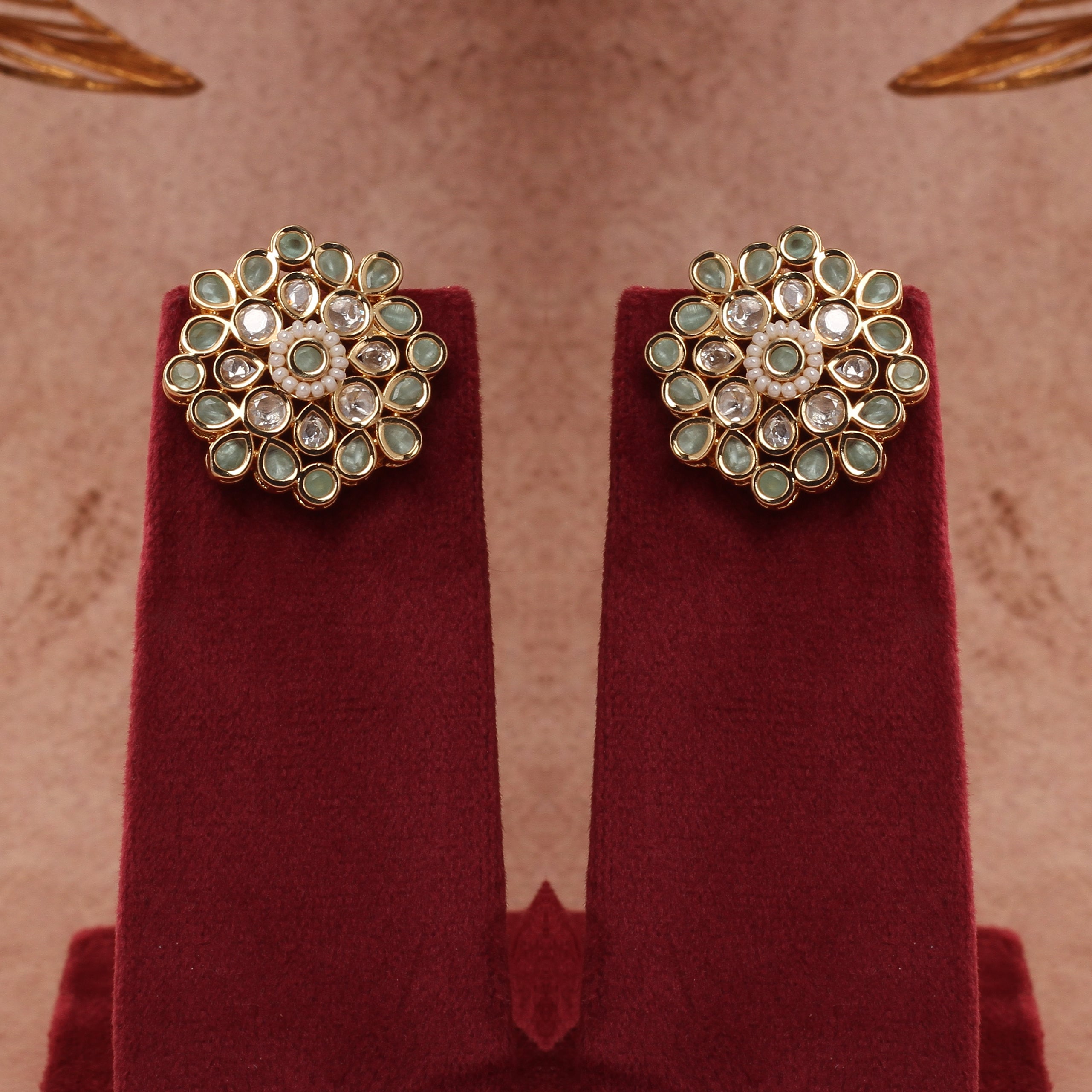 Authentic Hyderabadi Real Button Pearls Set For Women With Certificate(D.No ADPRLS2720)