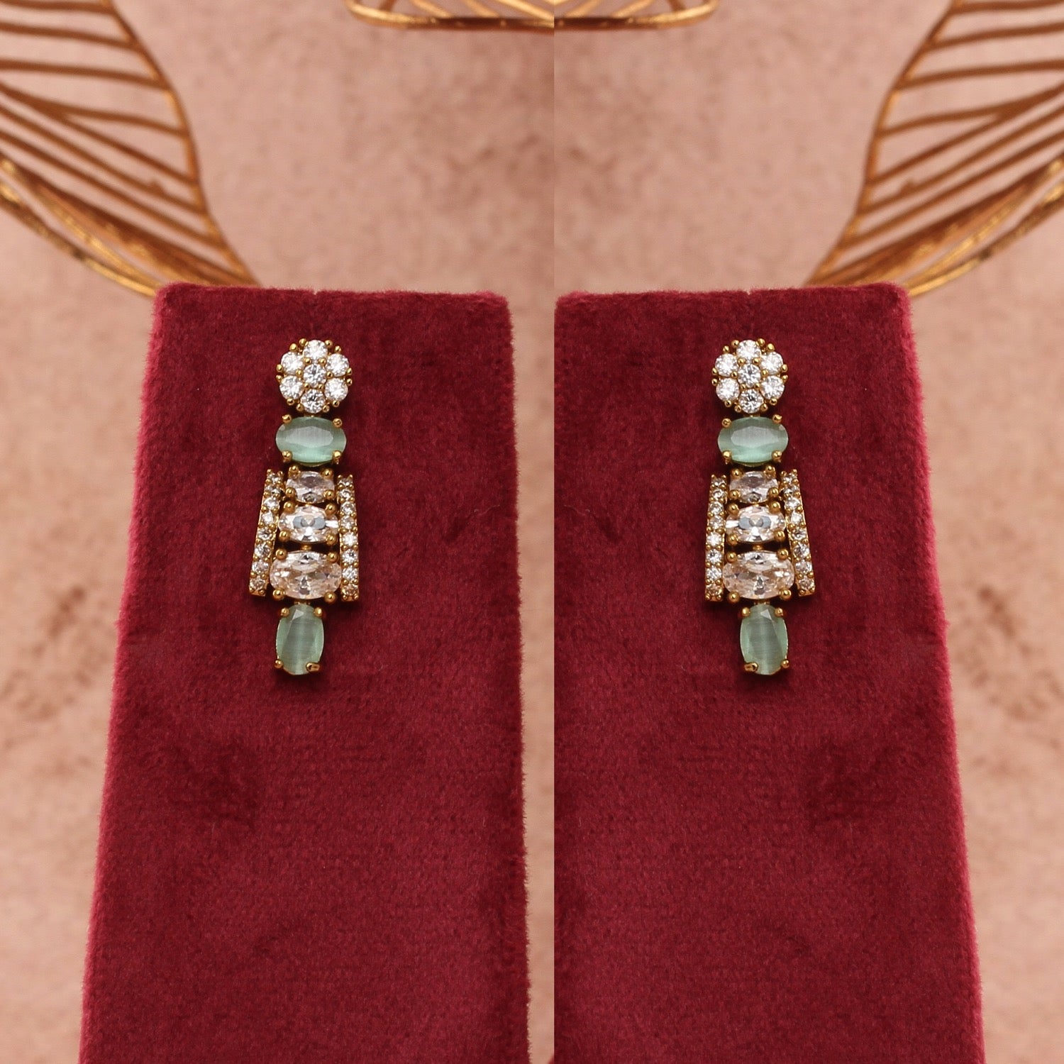 Genuine Natural Freshwater Button Pearl Jewelry Set With Certificate(D.No ADPRLS2737)