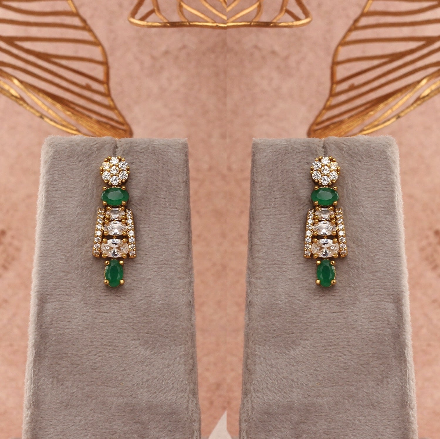 Genuine Natural Freshwater Button Pearl Jewelry Set With Certificate(D.No ADPRLS2739)