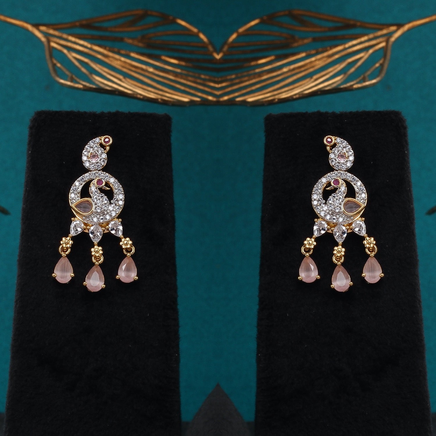 Premium Quality Natural Freshwater Button Pearl Jewelry Set With Certificate(D.No ADPRLS2758)