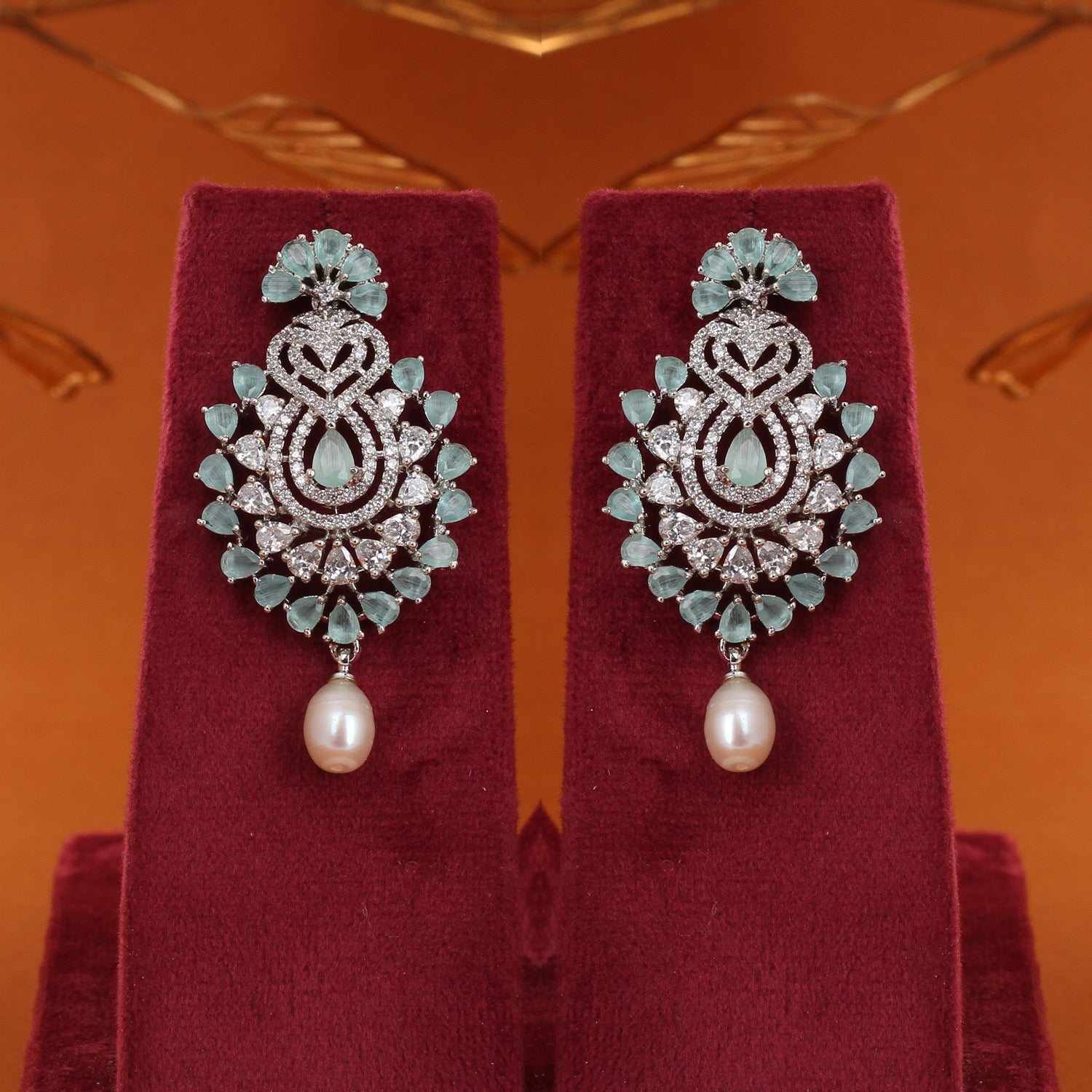 Genuine Natural Freshwater Button Pearl Jewelry Set With Certificate(D.No ADPRLS2761)