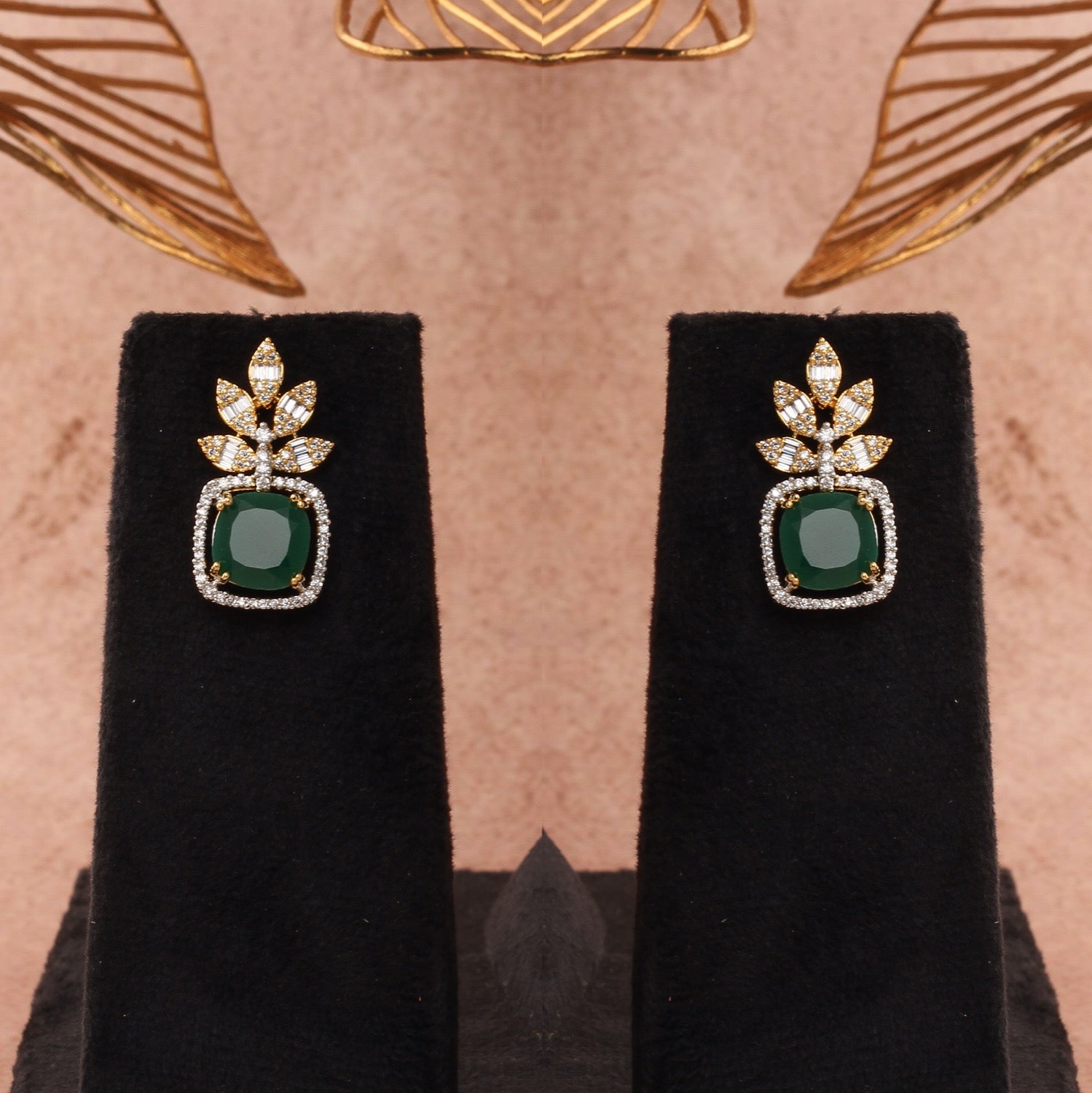 Authentic Triple-Layer Pearls N Stone-Studded Necklace Set With Certificate(D.No ADPRLS2796)