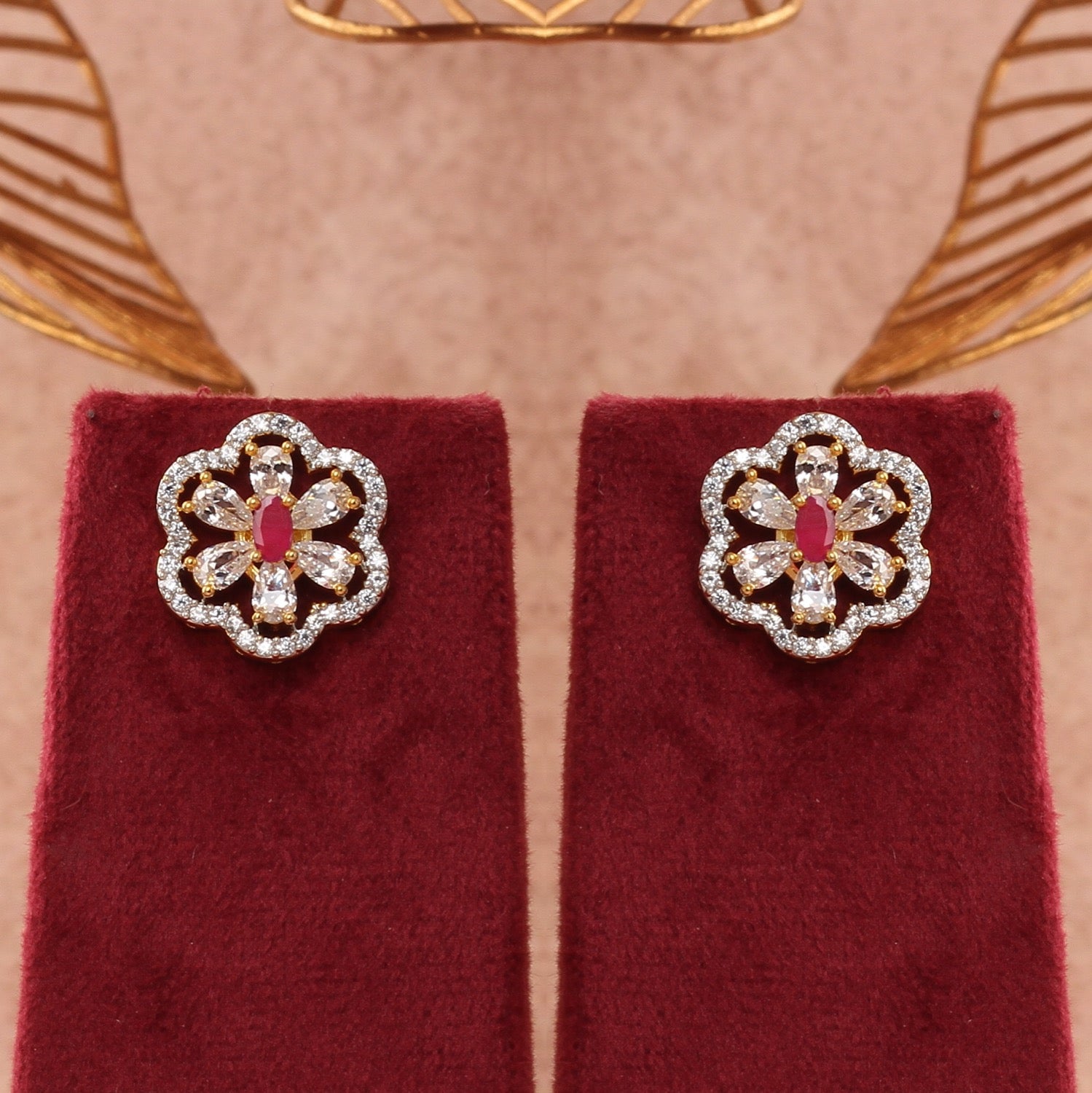 Authentic Real Natural Freshwater Pearls N Stone Brooch With Certificate(D.No ADPRLS2811)