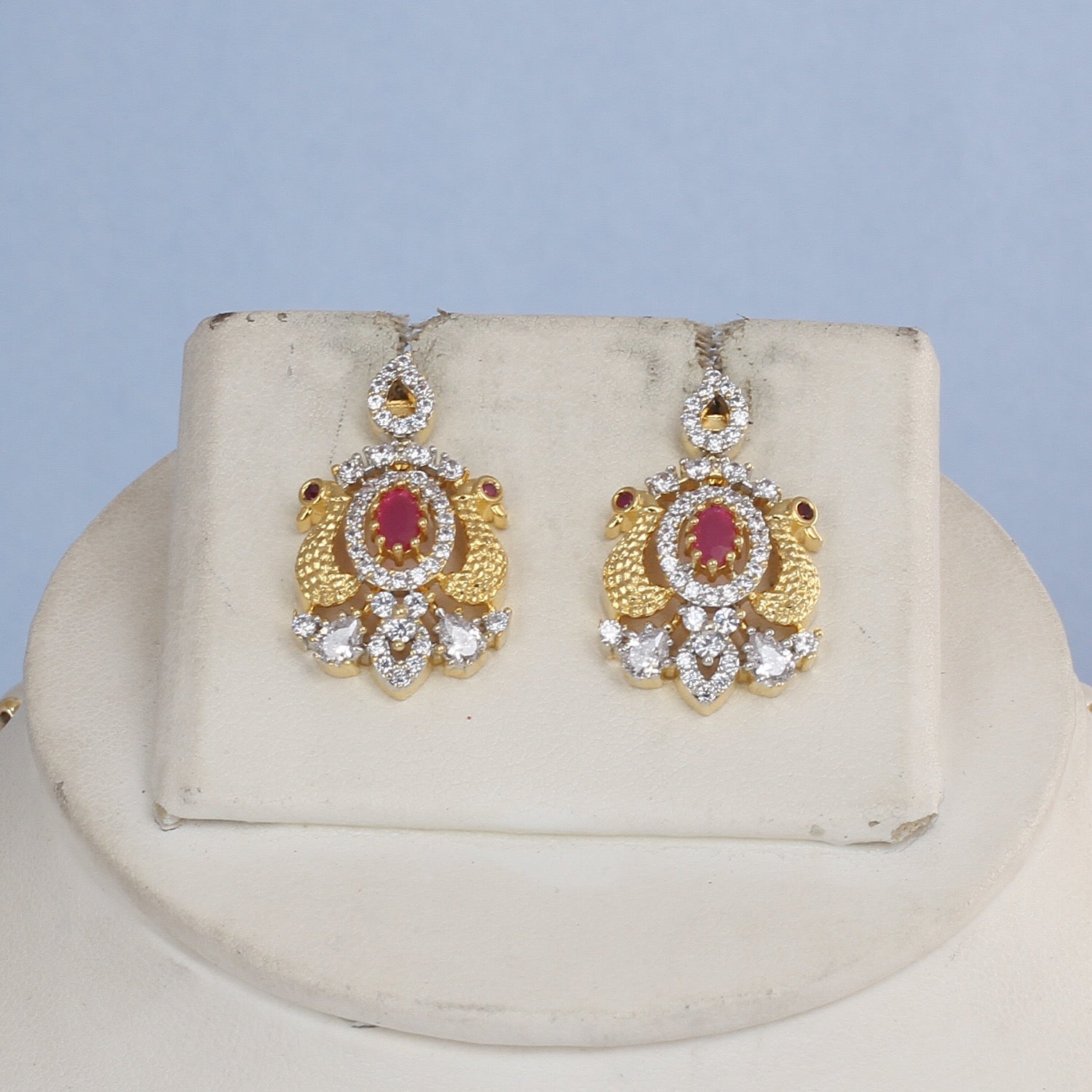 Beautiful Elegant Real Freshwater Pearl Necklace Set With Certificate(D.No ADPRLS2841)
