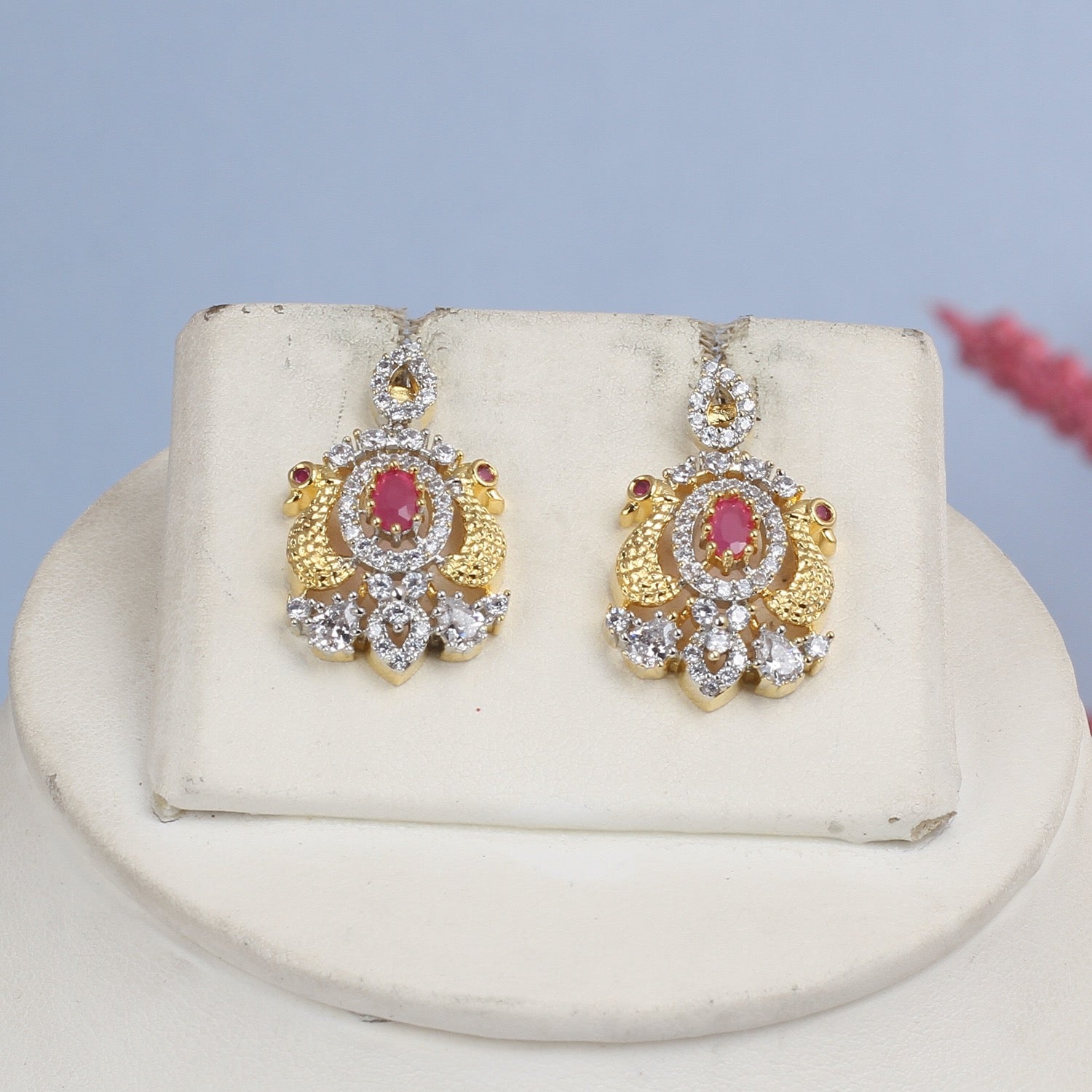 Beautiful Elegant Real Freshwater Pearl Necklace Set With Certificate(D.No ADPRLS2843)