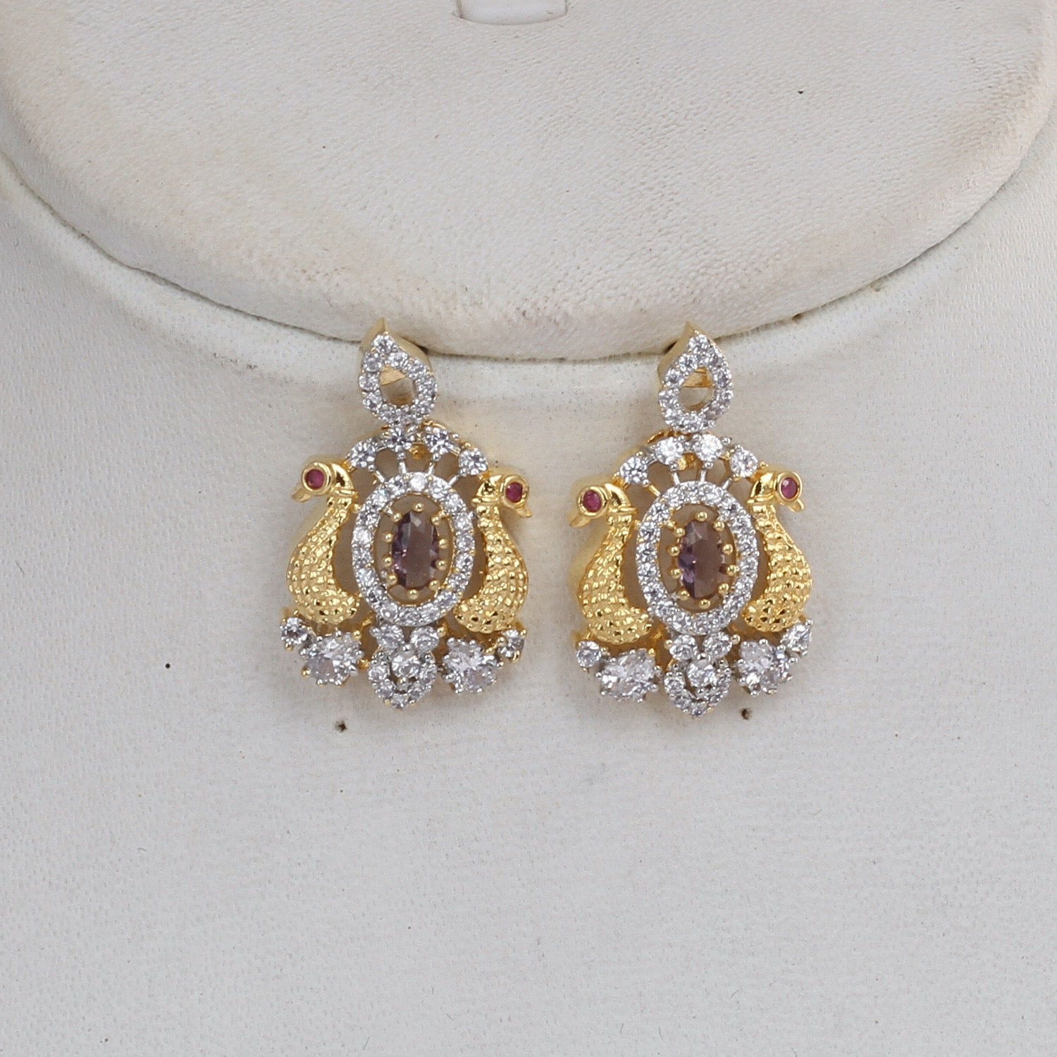 Beautiful Elegant Real Freshwater Pearl Necklace Set With Certificate(D.No ADPRLS2844)