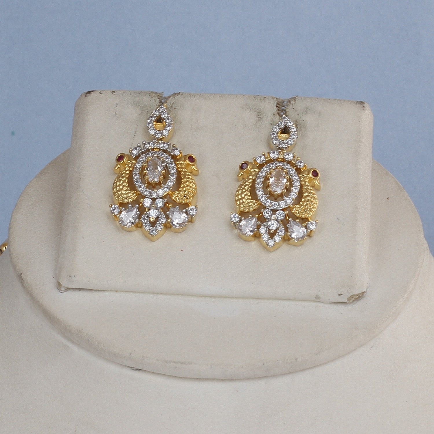 Beautiful Elegant Real Freshwater Pearl Necklace Set With Certificate(D.No ADPRLS2845)