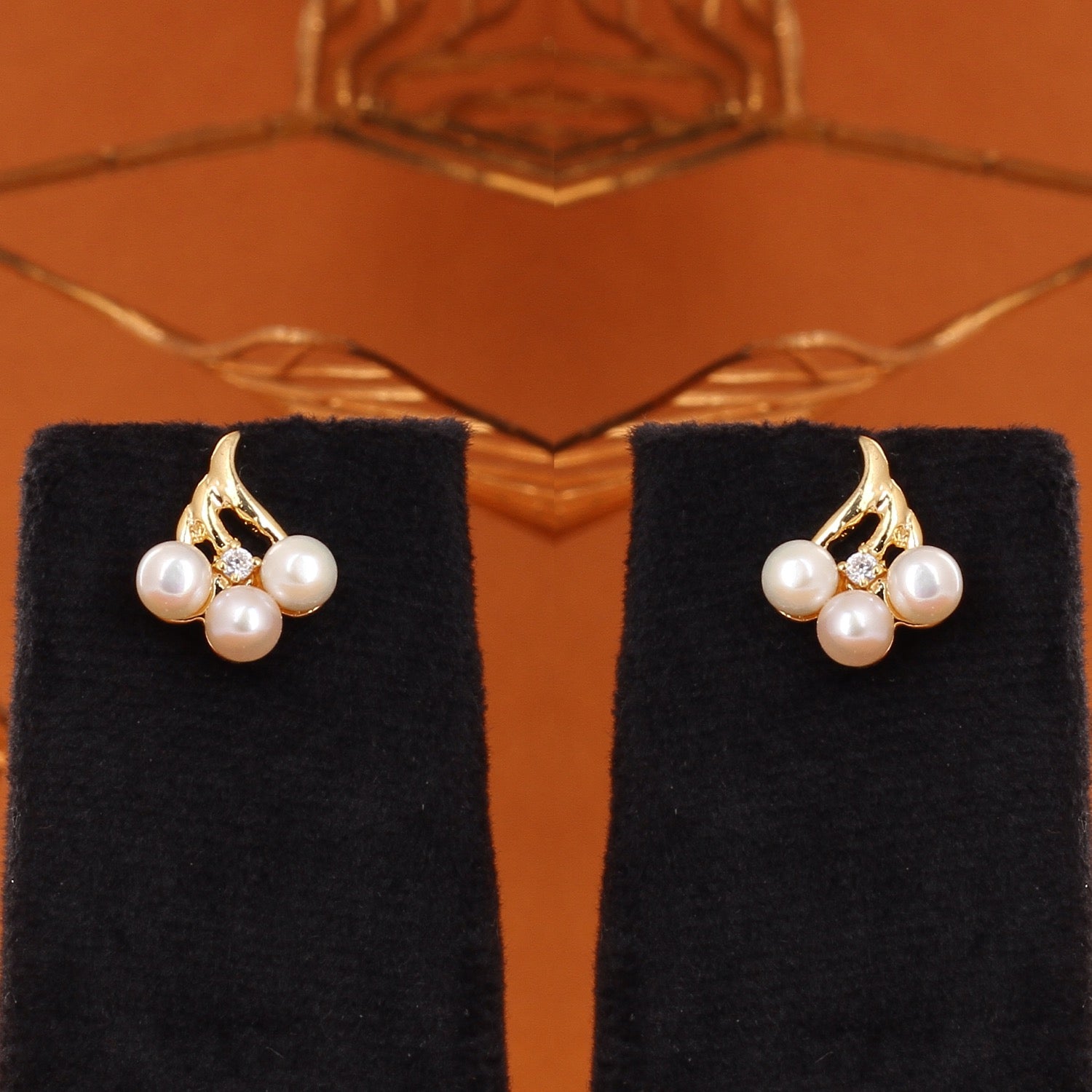 Genuine Natural Freshwater Single String Real Pearl Necklace Set With Certificate(D.No ADPRLS2875)