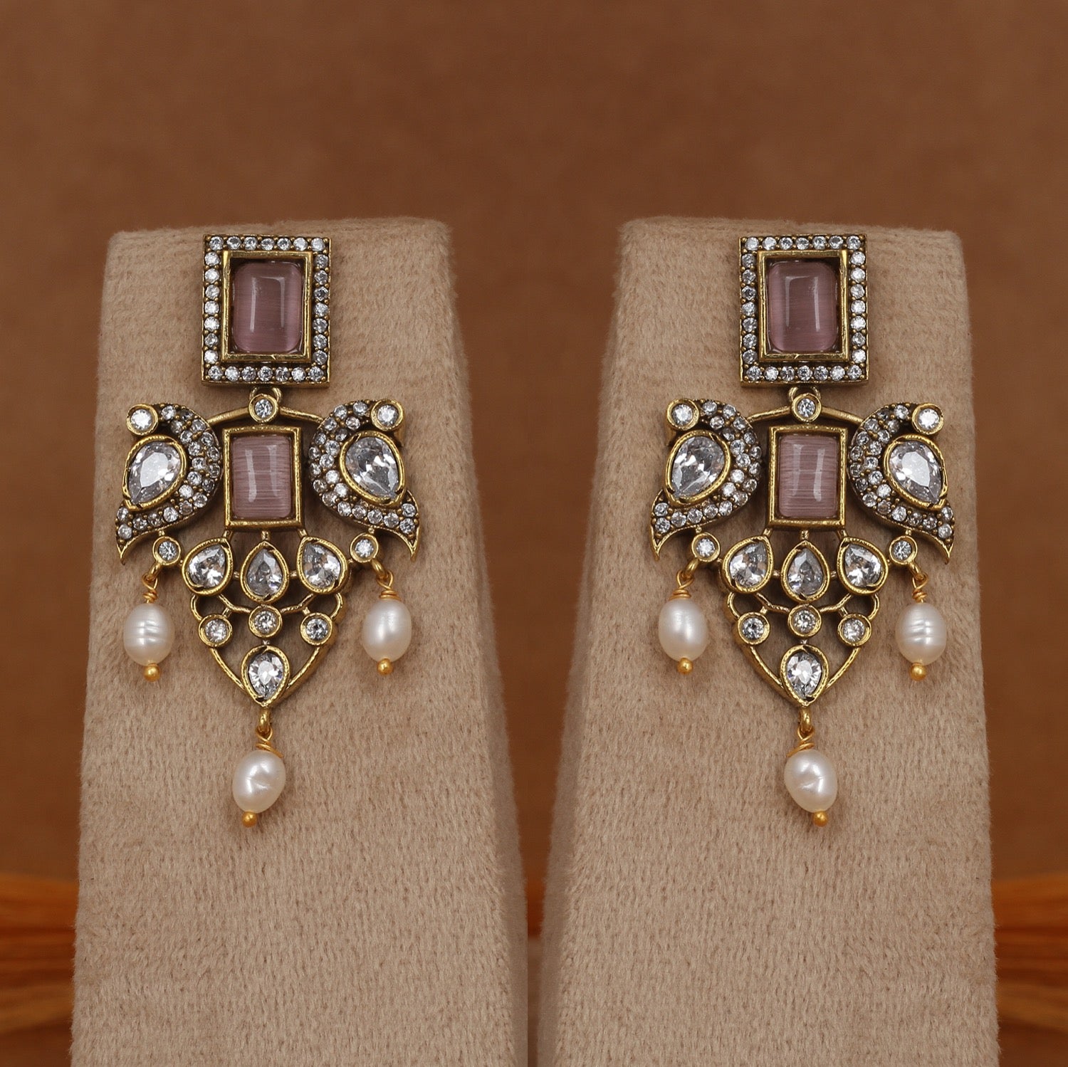 Exclusive Real Natural Freshwater Button Pearl Necklace Set For Women With Certificate(D.No ADPRLS2966)