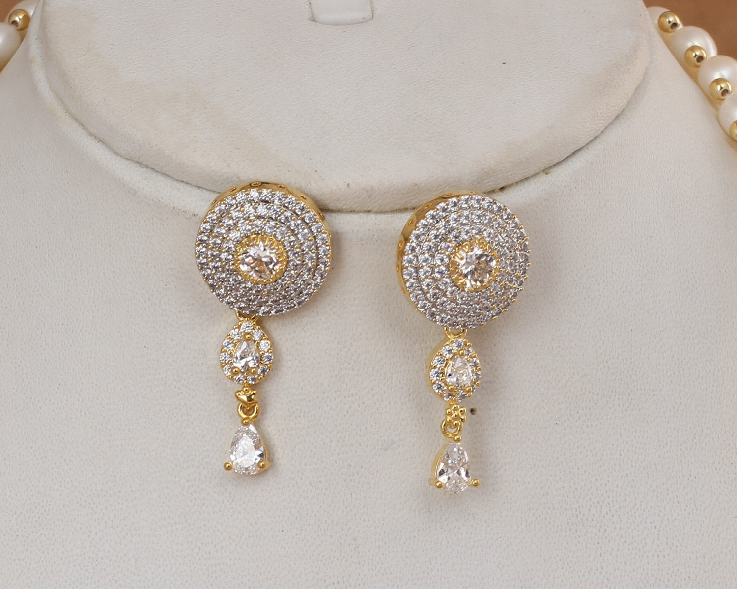 Real Authentic Natural Fresh Water Exclusive Pearl Set With Certificate For Women(D.No ADPRLS3027)