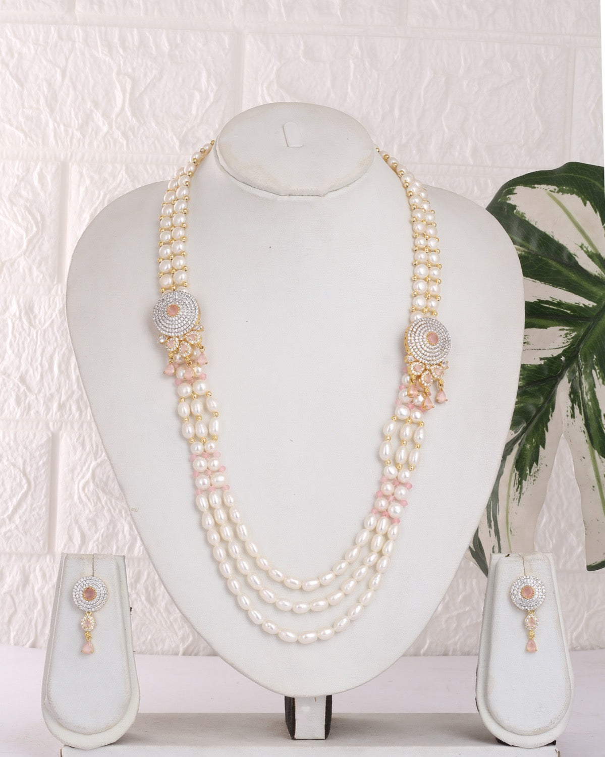 Real Authentic Natural Fresh Water Exclusive Pearl Set With Certificate For Women(D.No ADPRLS3028)