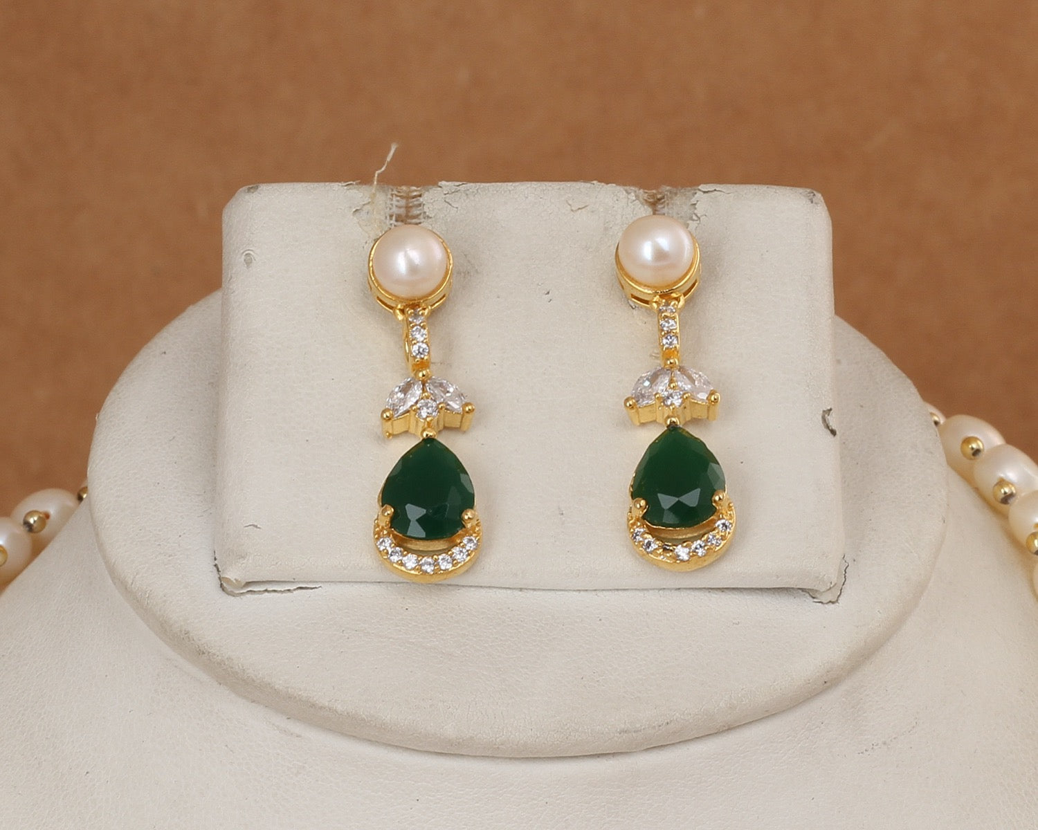 Real Natural Fresh Water Exclusive Pearl Set With Certificate For Women(D.No ADPRLS3048)