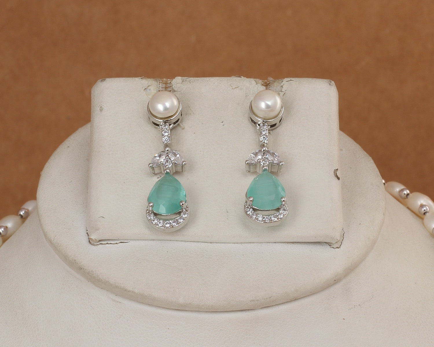 Real Natural Fresh Water Exclusive Pearl Set With Certificate For Women(D.No ADPRLS3055)