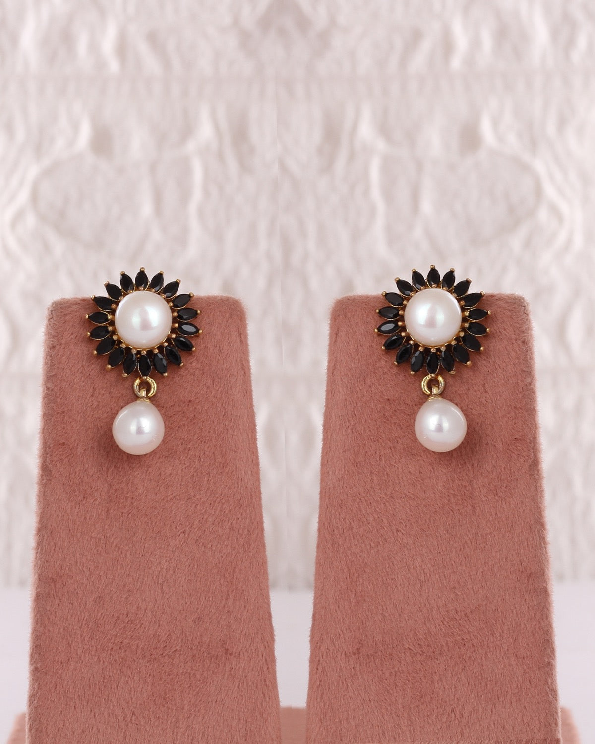 Authentic Real Natural Freshwater Button Pearl Necklace Set For Women With Certificate(D.No ADPRLS3097)