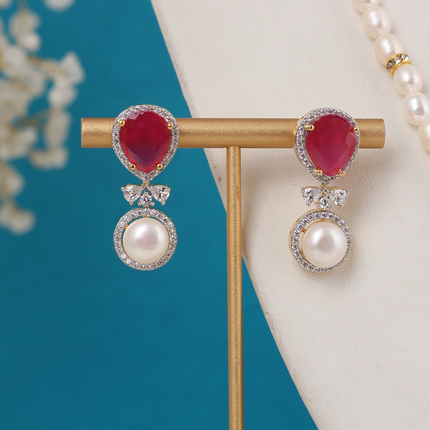 Single String Pearl Necklace Of Real Pearls Comes With Certificate(D.No ADPRLS3166)