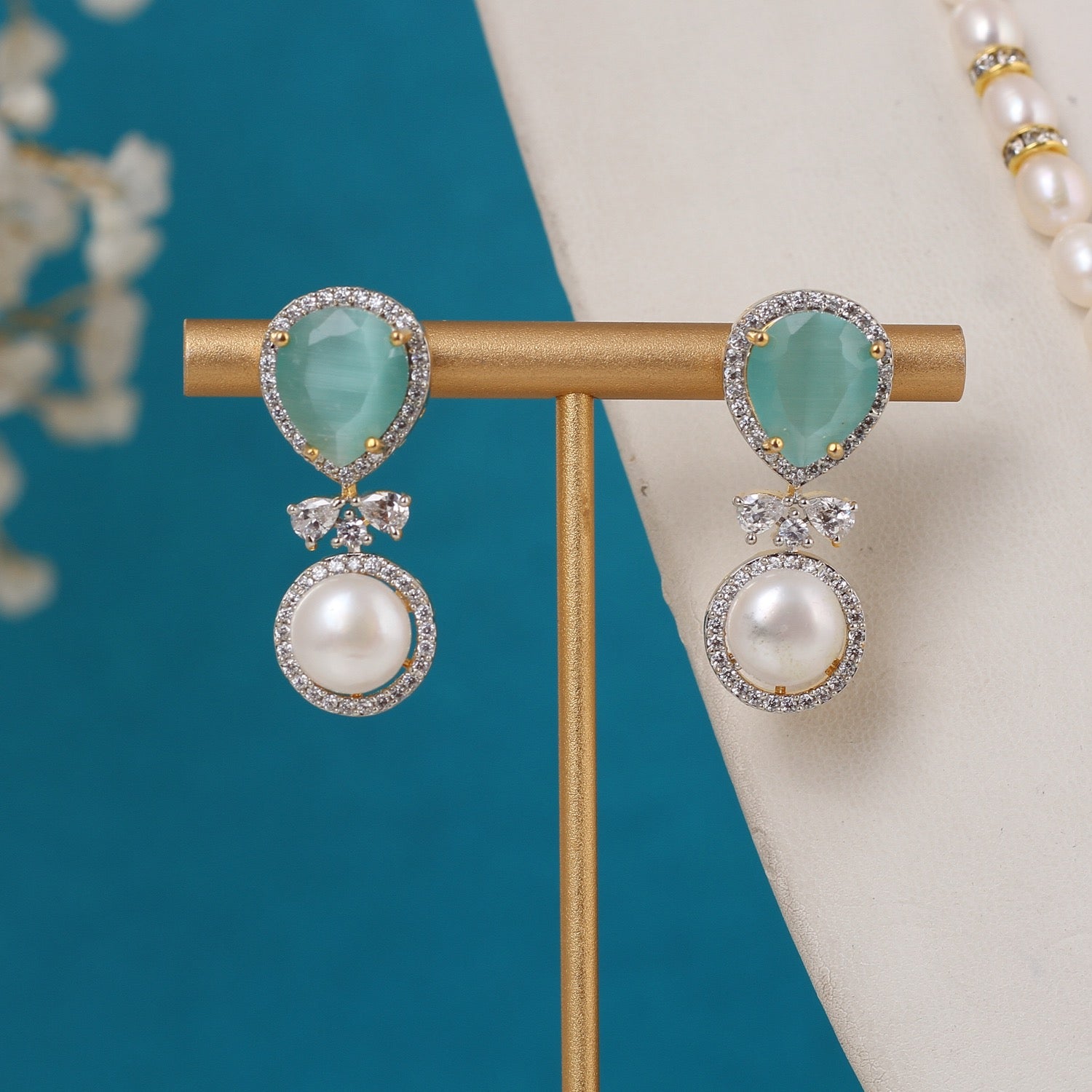 Single String Pearl Necklace Of Real Pearls Comes With Certificate(D.No ADPRLS3168)
