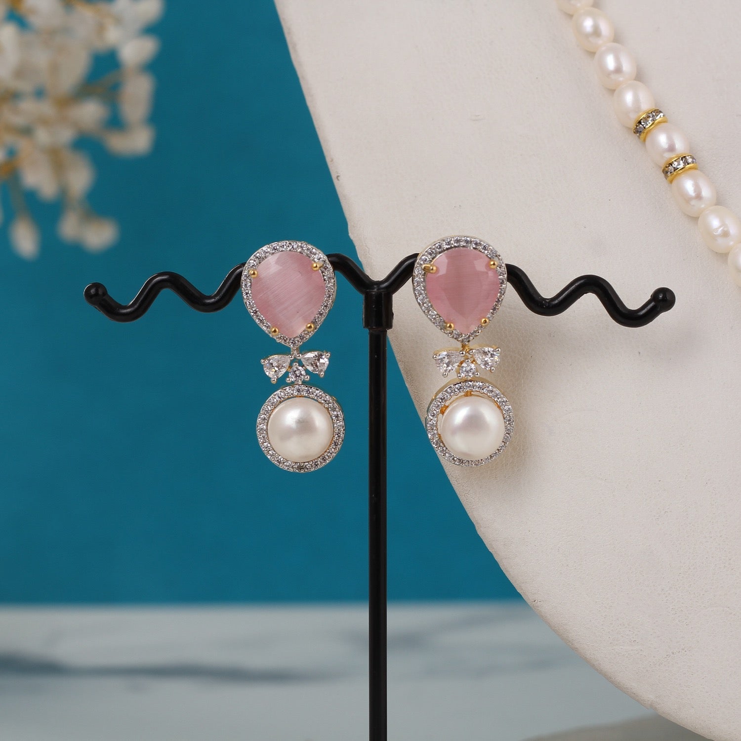 Single String Pearl Necklace Of Real Pearls Comes With Certificate(D.No ADPRLS3172)