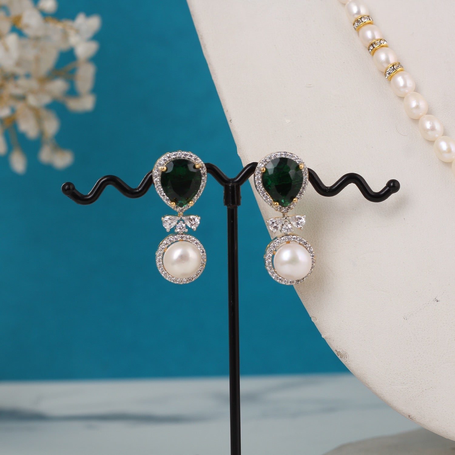 Single String Pearl Necklace Of Real Pearls Comes With Certificate(D.No ADPRLS3175)