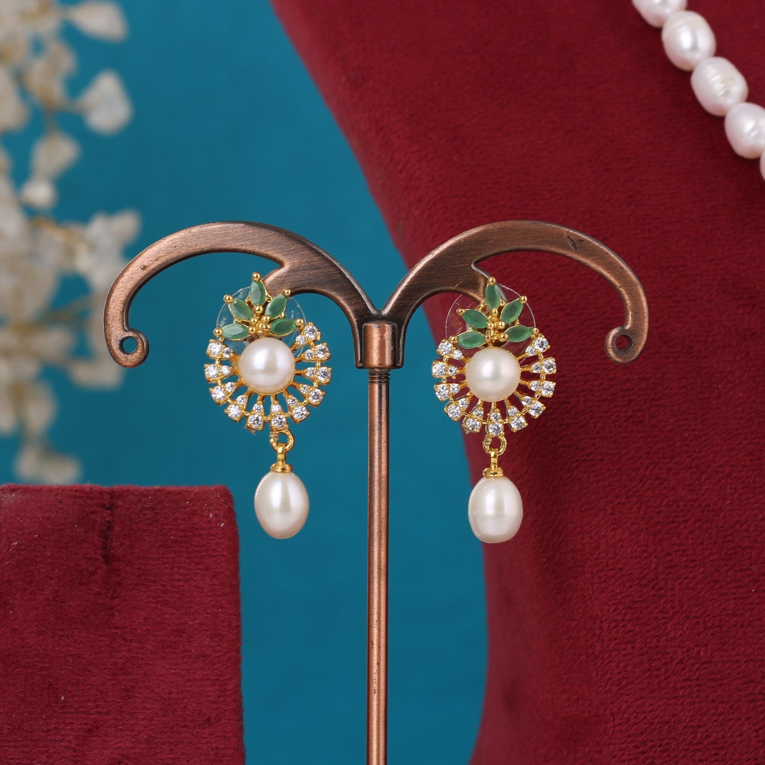 Single String Necklace Of Real Pearls Comes With Certificate(D.No ADPRLS3176)