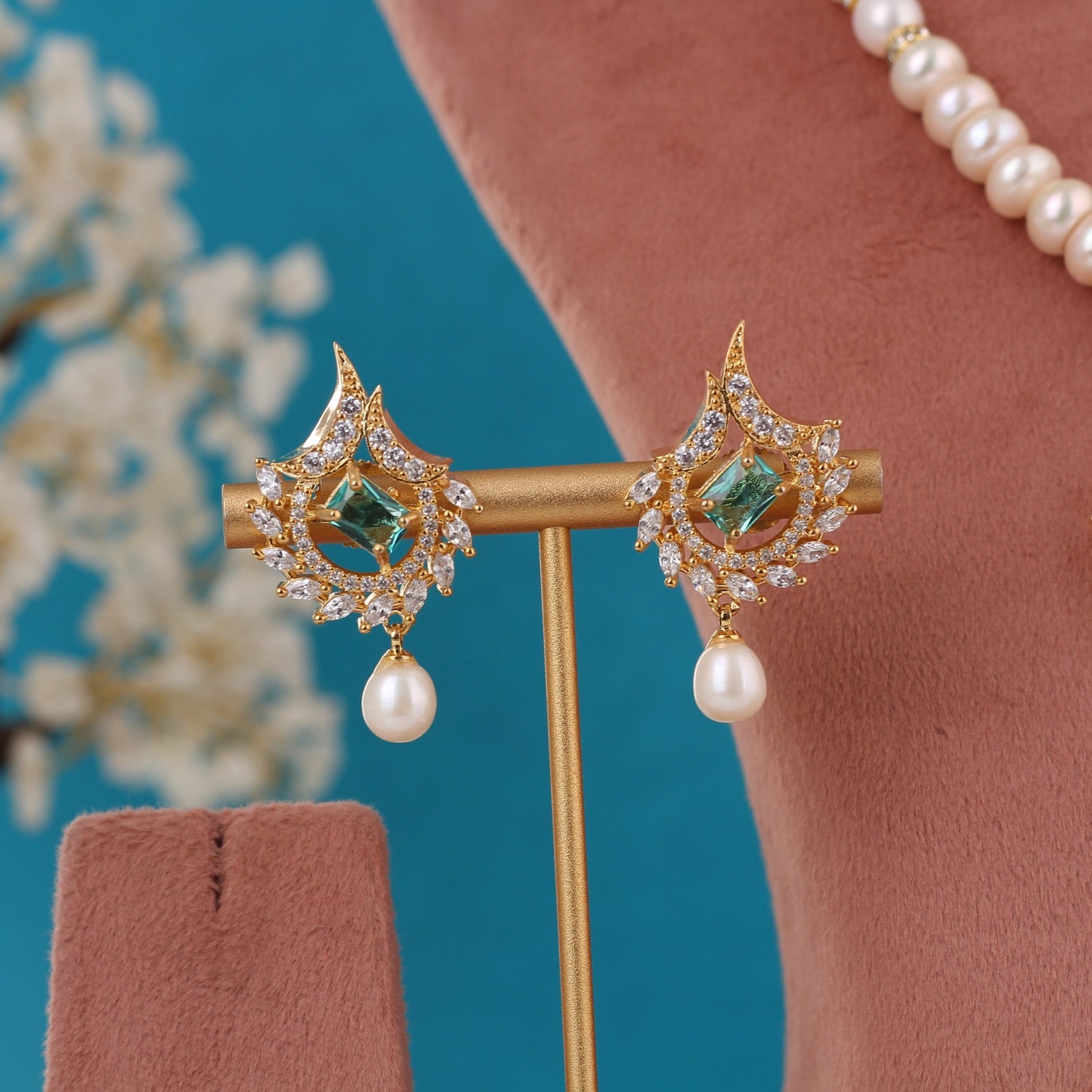 Single String Necklace Of Real Pearls Comes With Certificate(D.No ADPRLS3181)