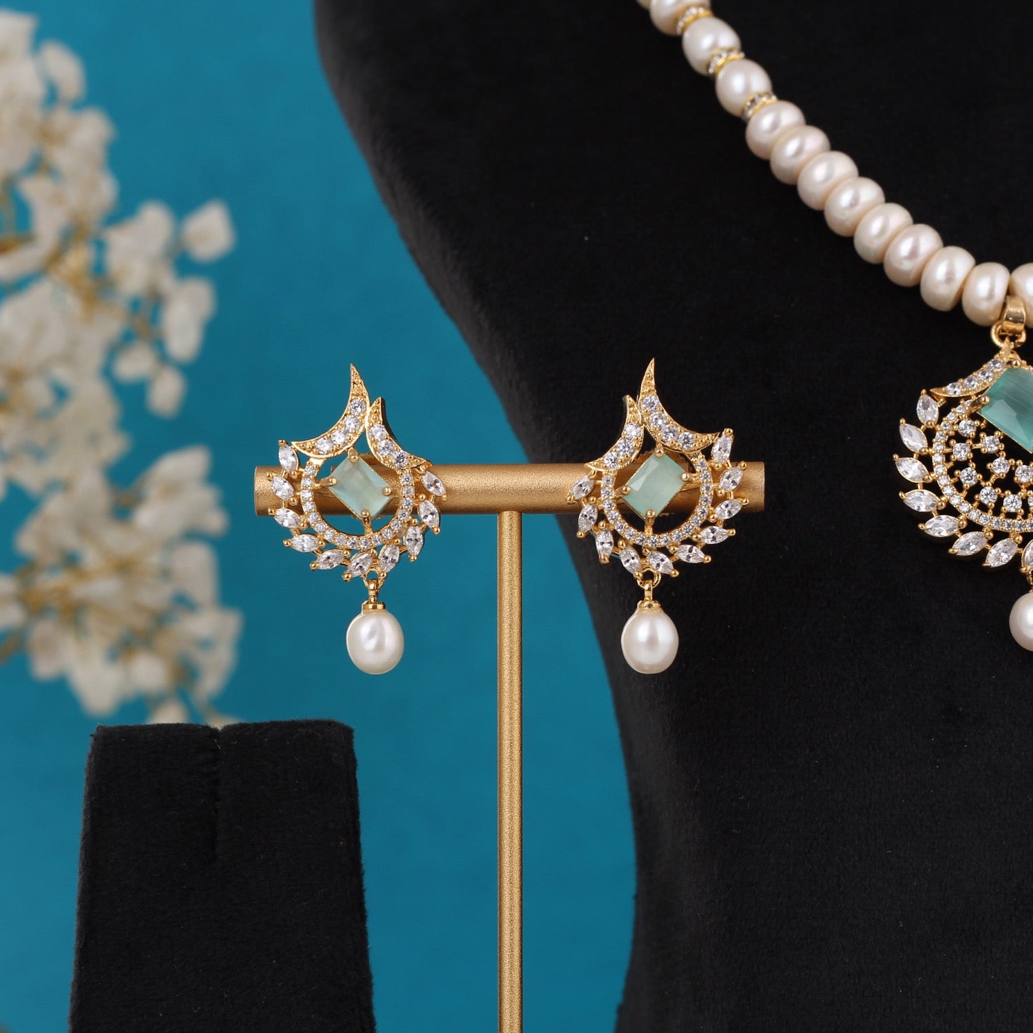 Single String Necklace Of Real Pearls Comes With Certificate(D.No ADPRLS3183)