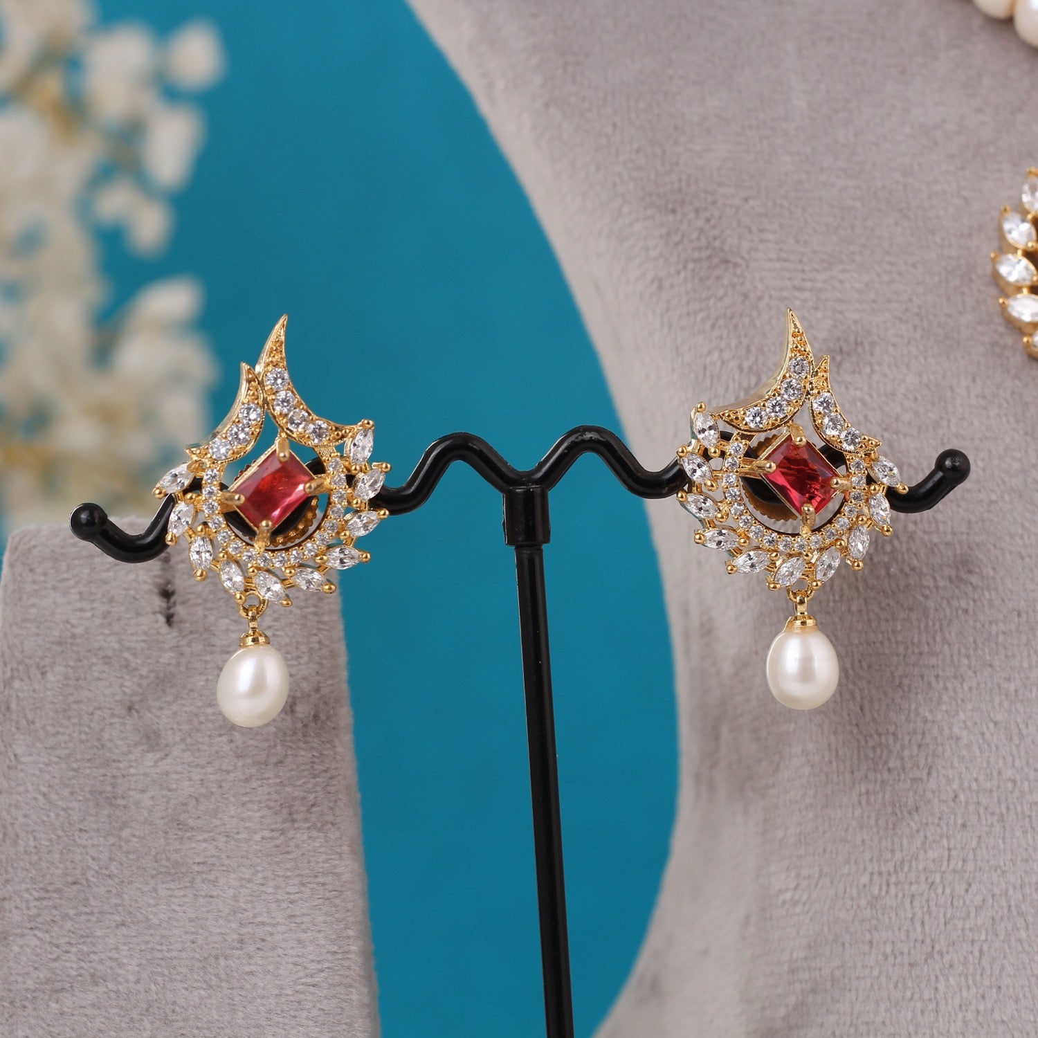 Single String Necklace Of Real Pearls Comes With Certificate(D.No ADPRLS3184)